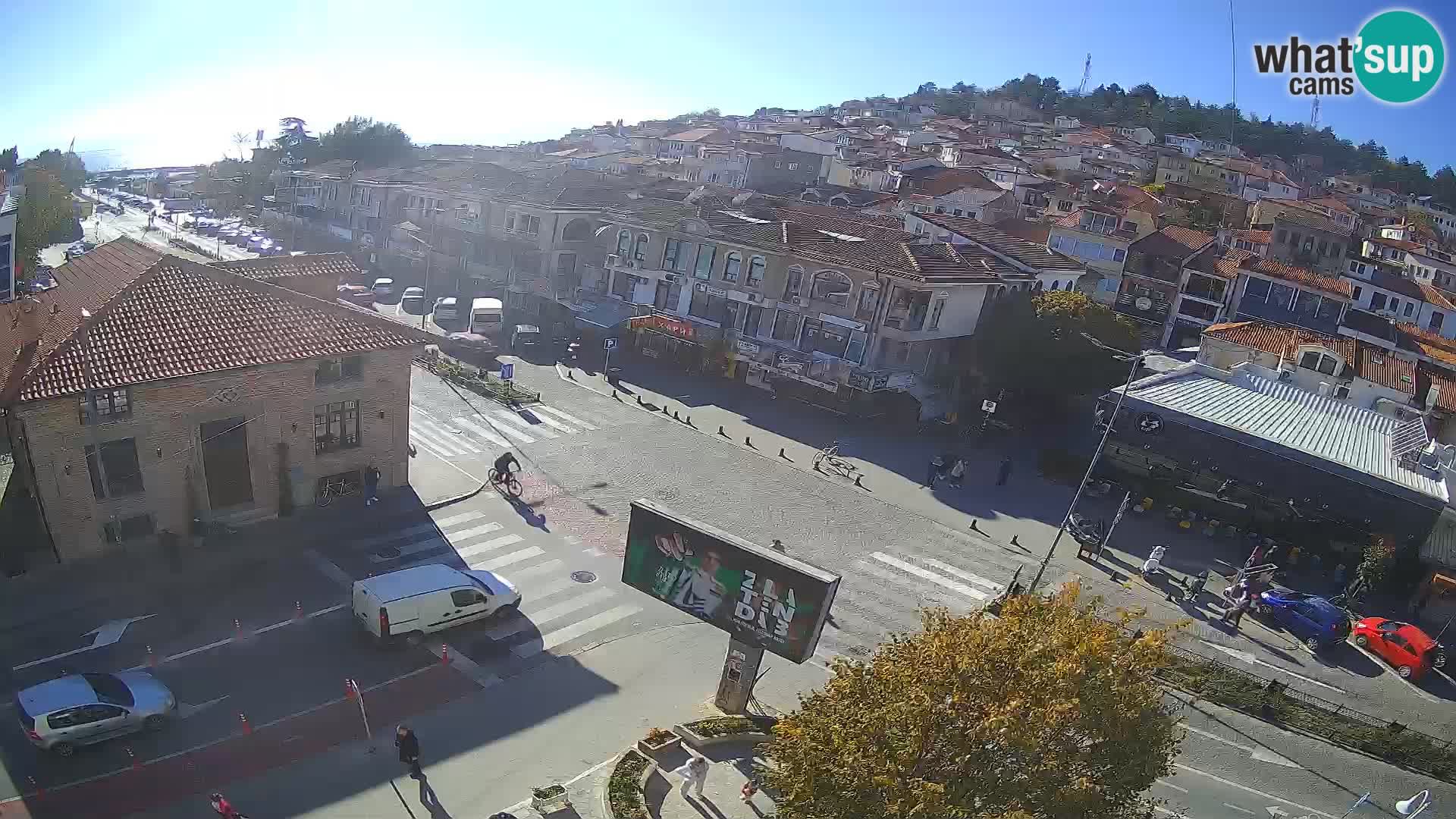 Webcam de la vieille ville et du centre d’Ohrid