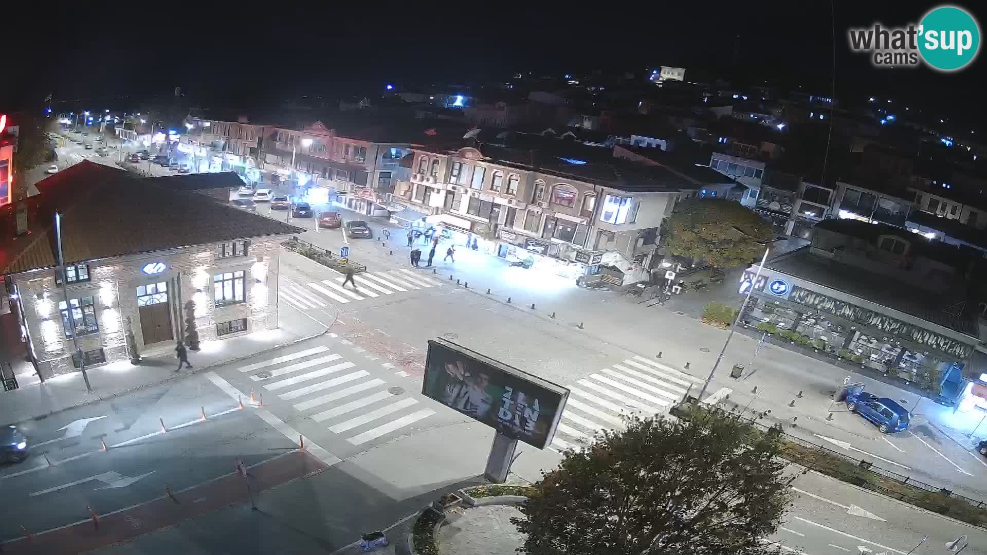 Webcam de la vieille ville et du centre d’Ohrid