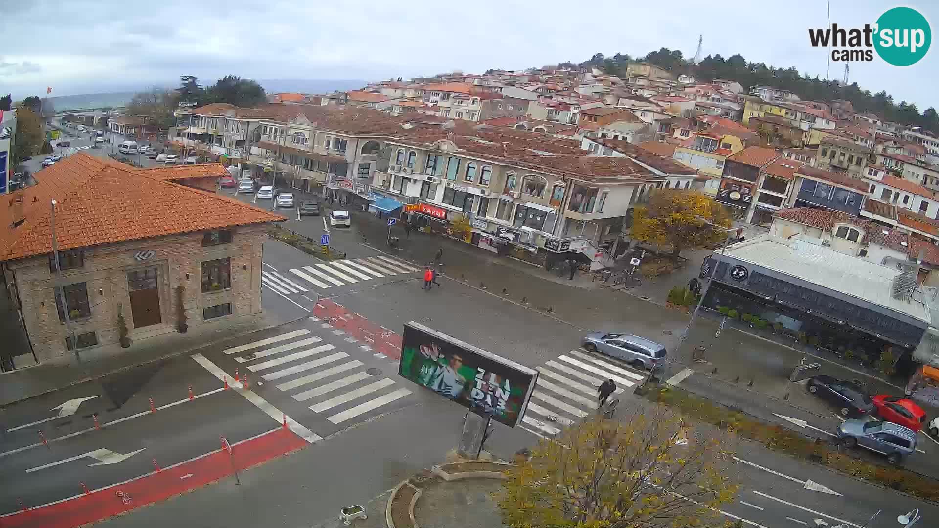 Webcam Altstadt und Zentrum von Ohrid