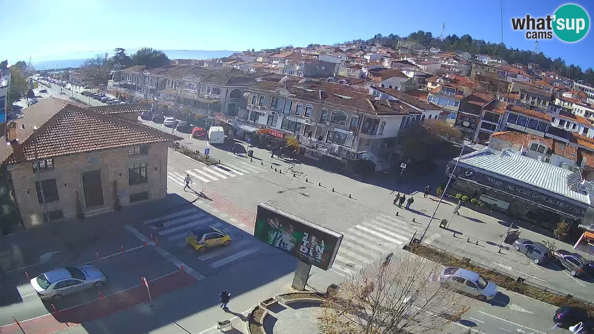 Webcam Altstadt und Zentrum von Ohrid