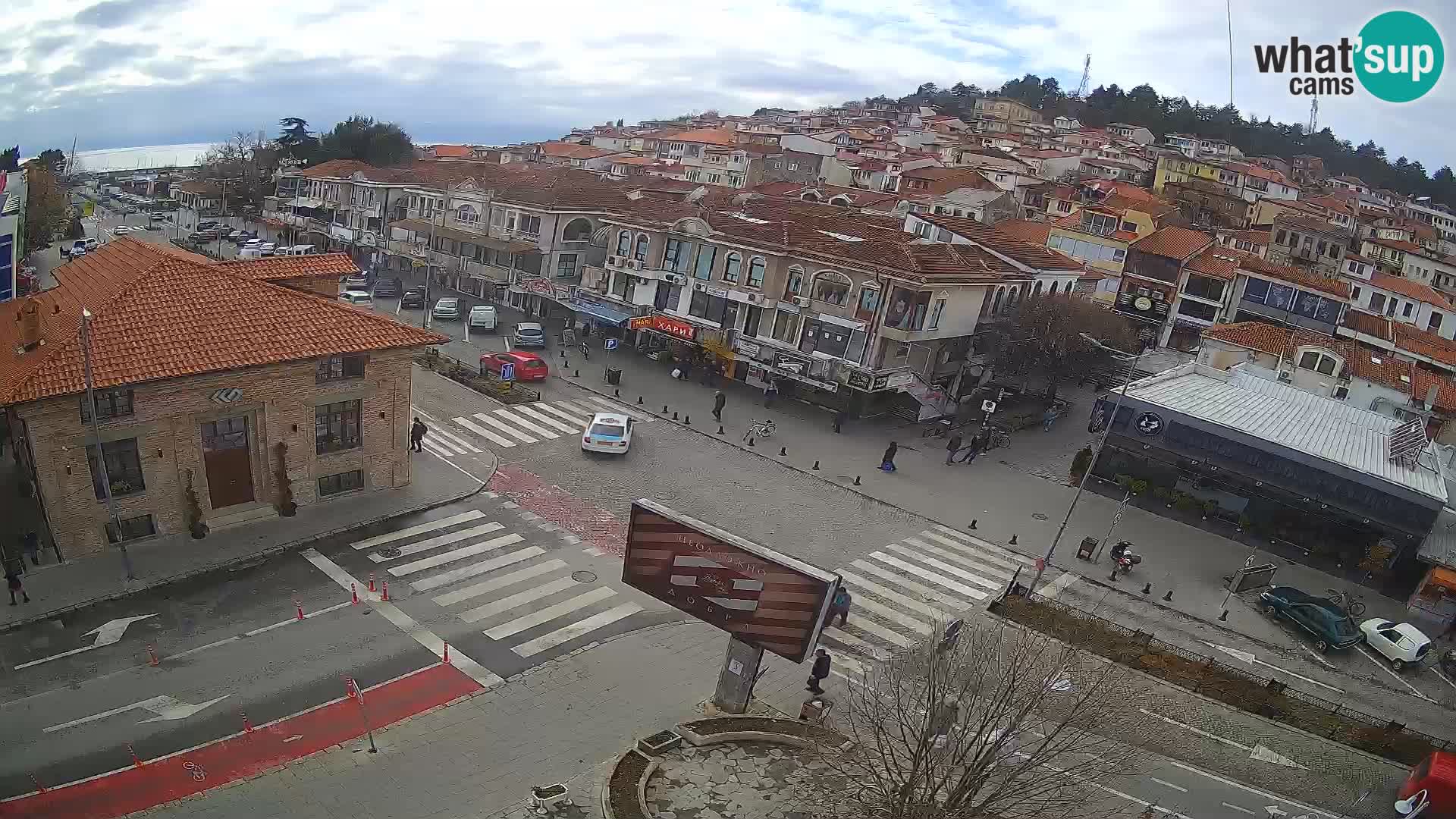 Webcam Altstadt und Zentrum von Ohrid