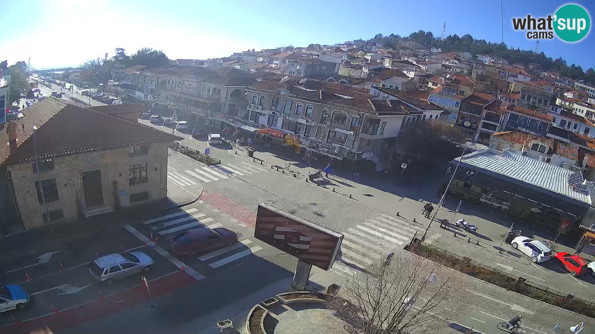 Webcam Altstadt und Zentrum von Ohrid