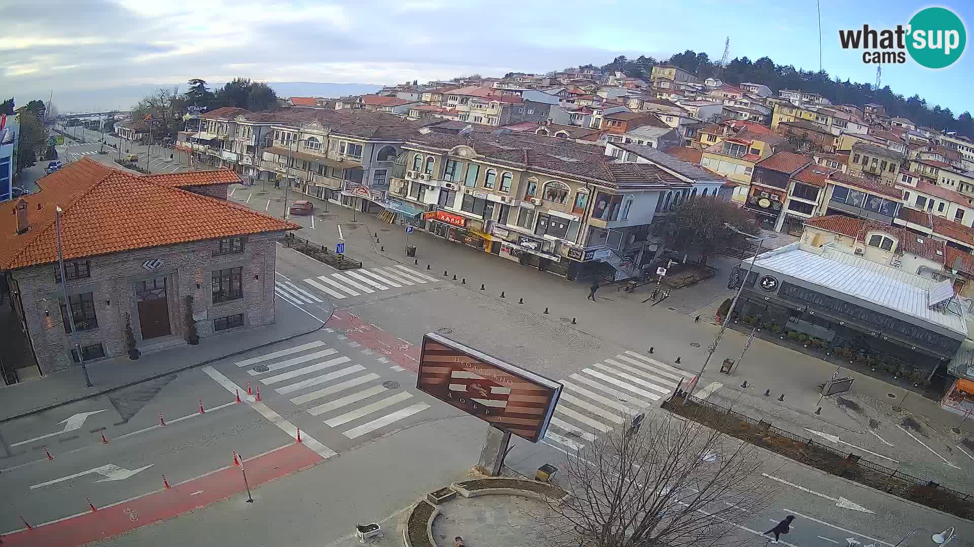 Webcam Ohrid old town and center