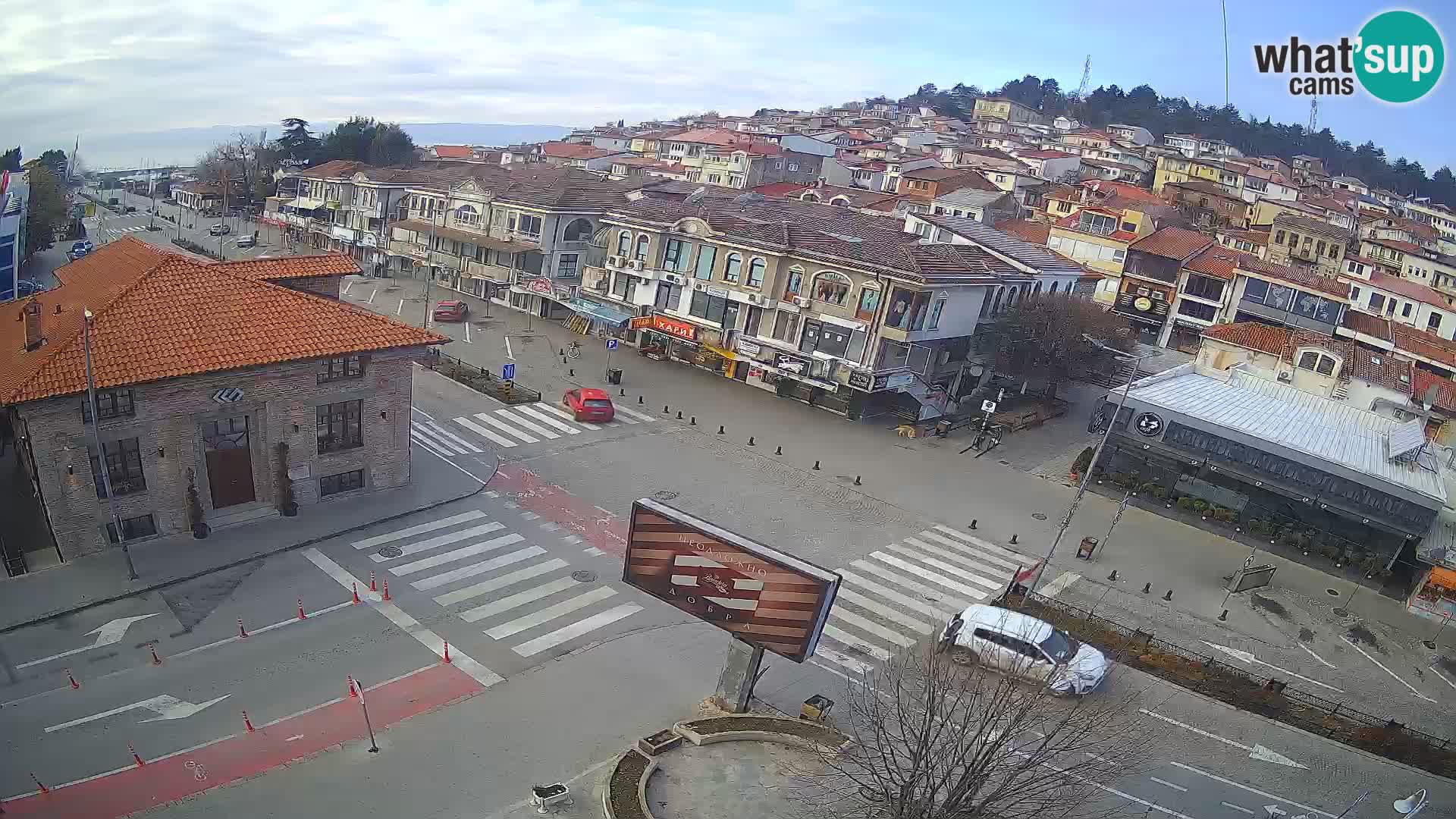 Webcam de la vieille ville et du centre d’Ohrid