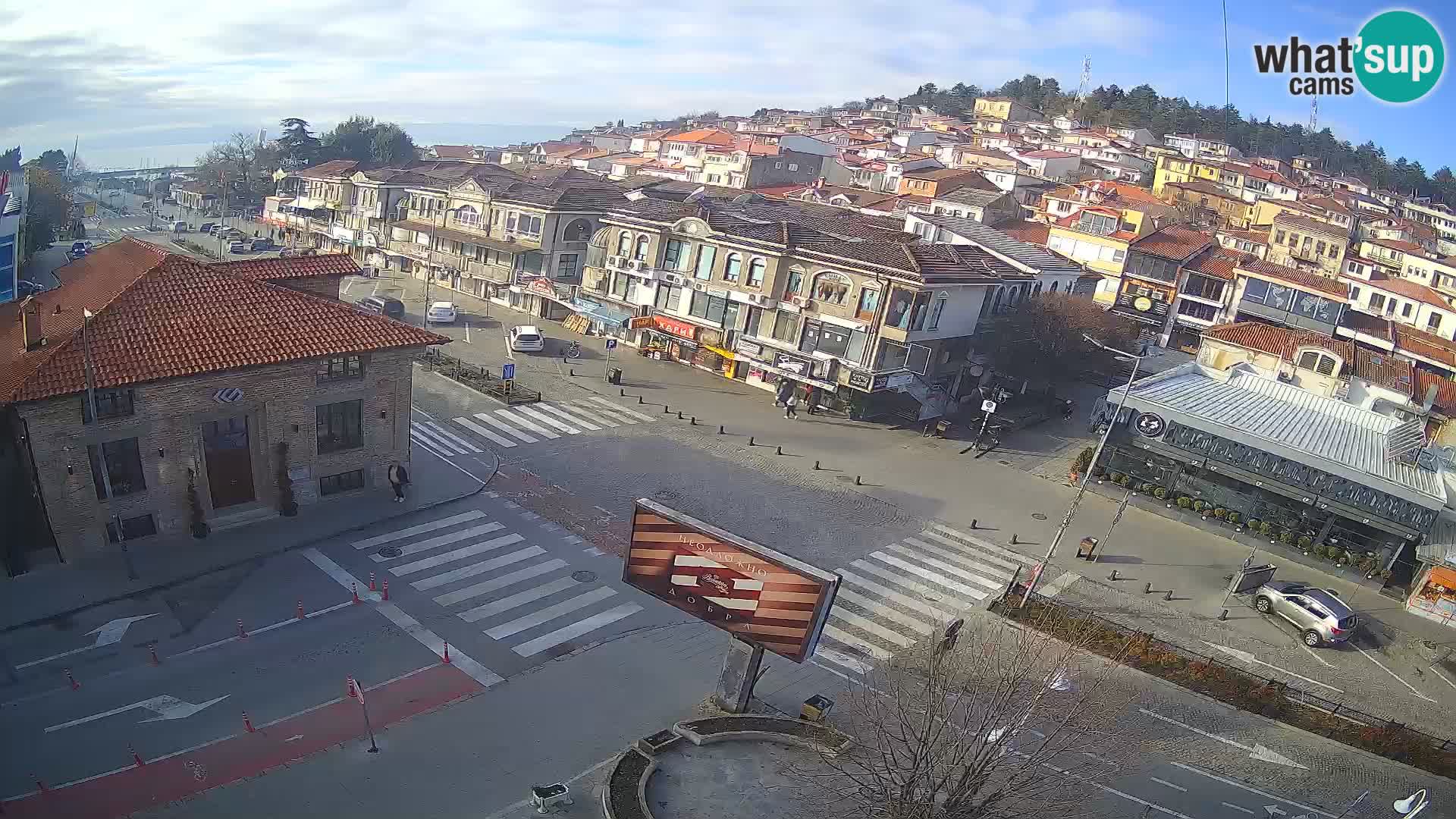 Webcam Altstadt und Zentrum von Ohrid