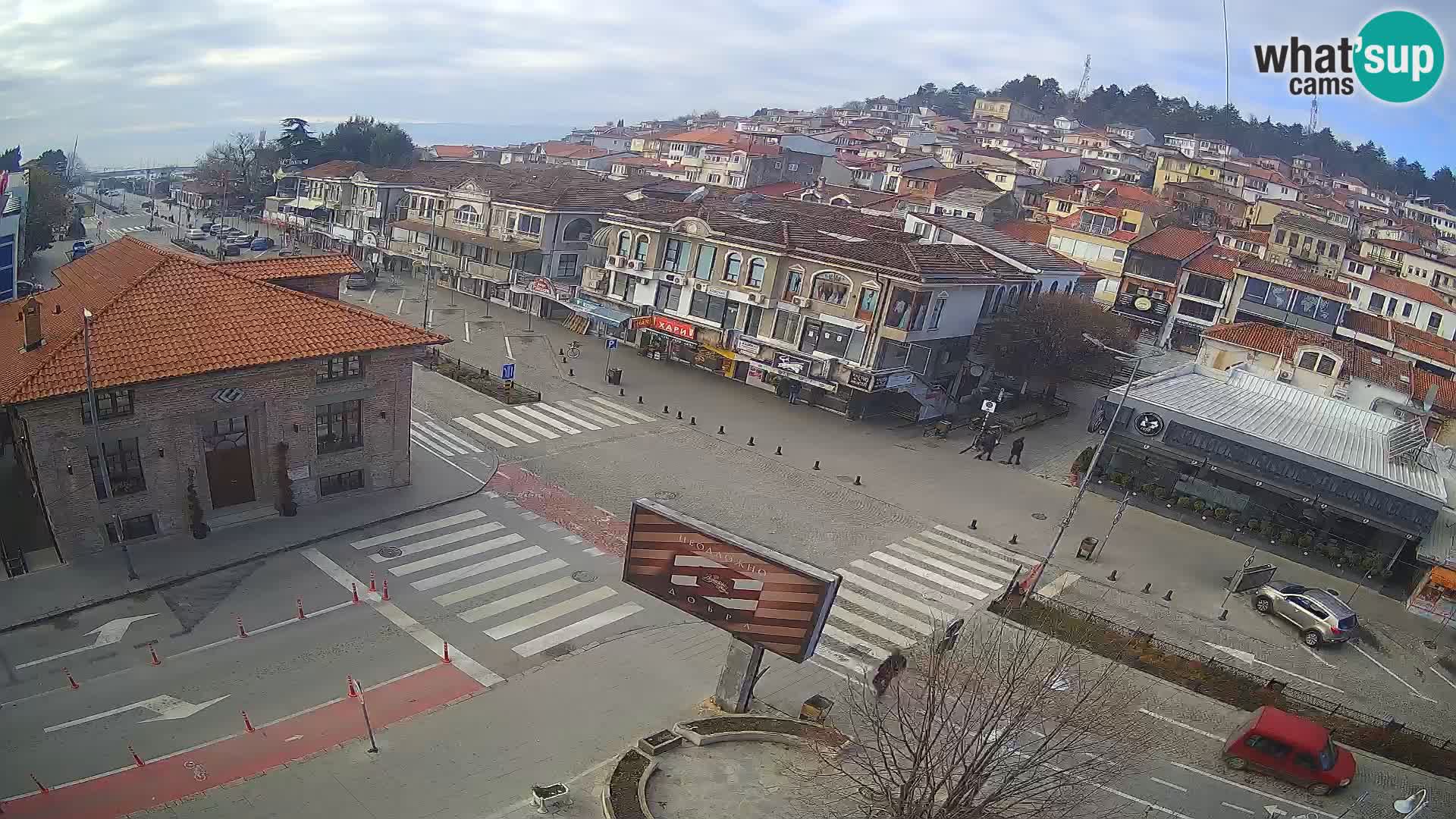 Webcam de la vieille ville et du centre d’Ohrid