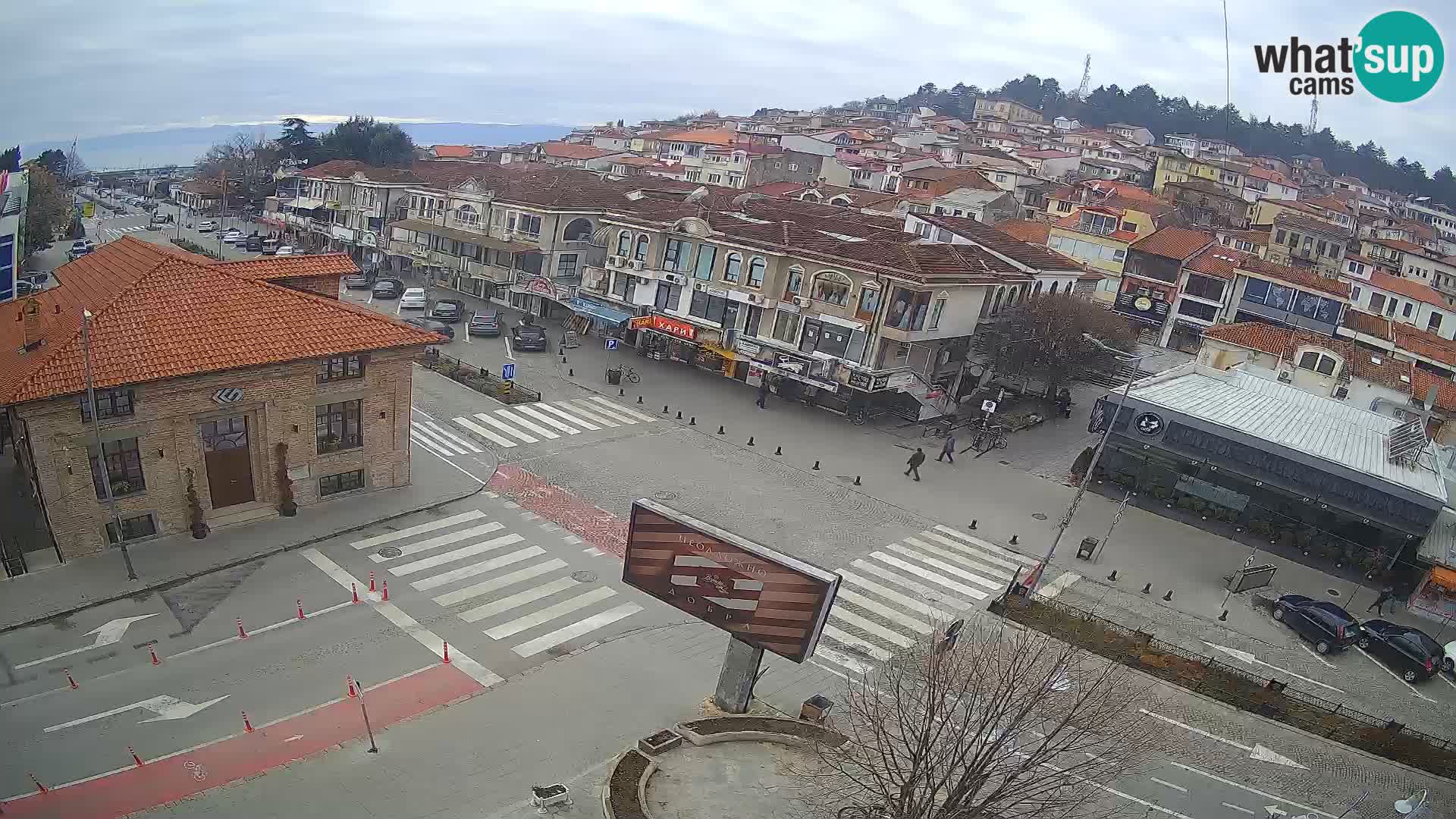 Webcam de la vieille ville et du centre d’Ohrid