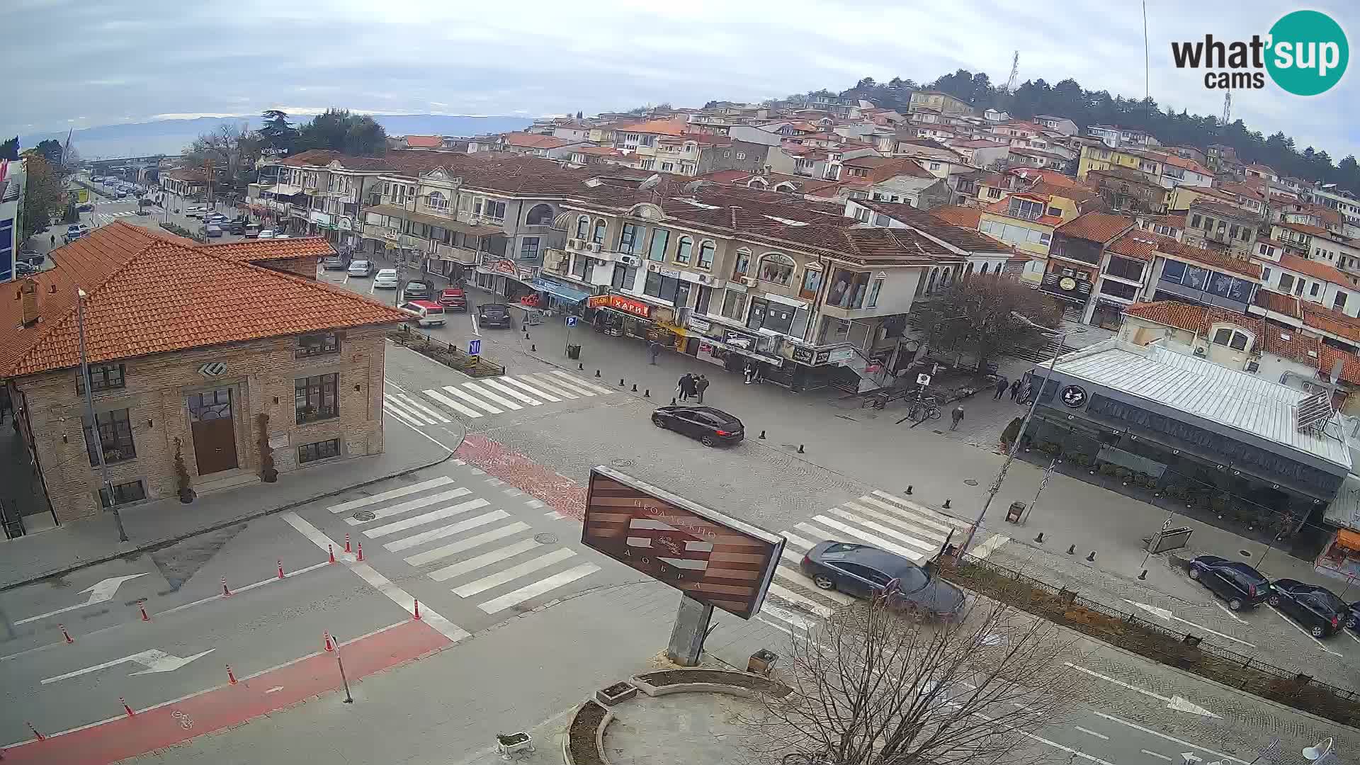 Webcam de la vieille ville et du centre d’Ohrid