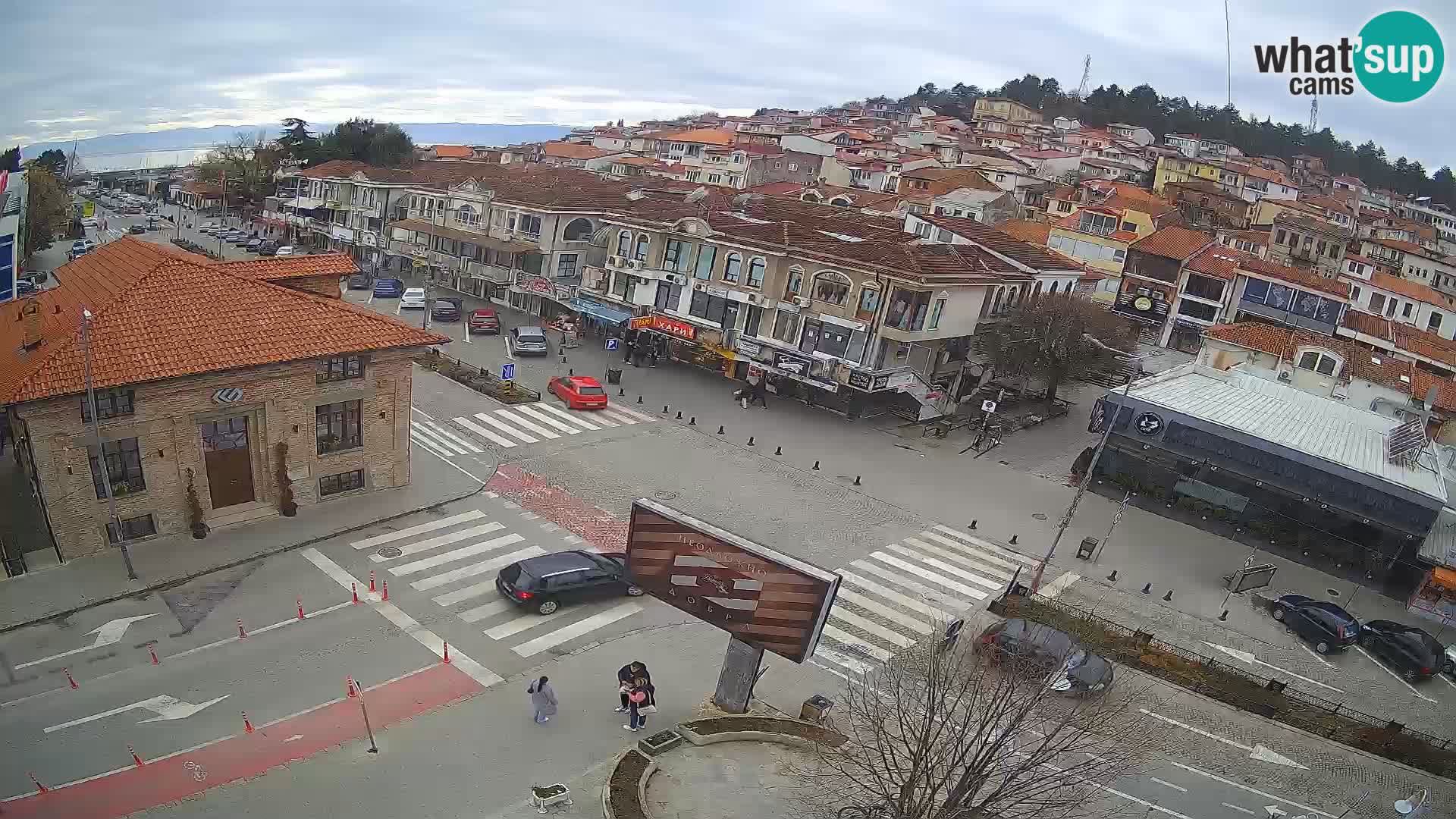 Webcam Ohrid old town and center