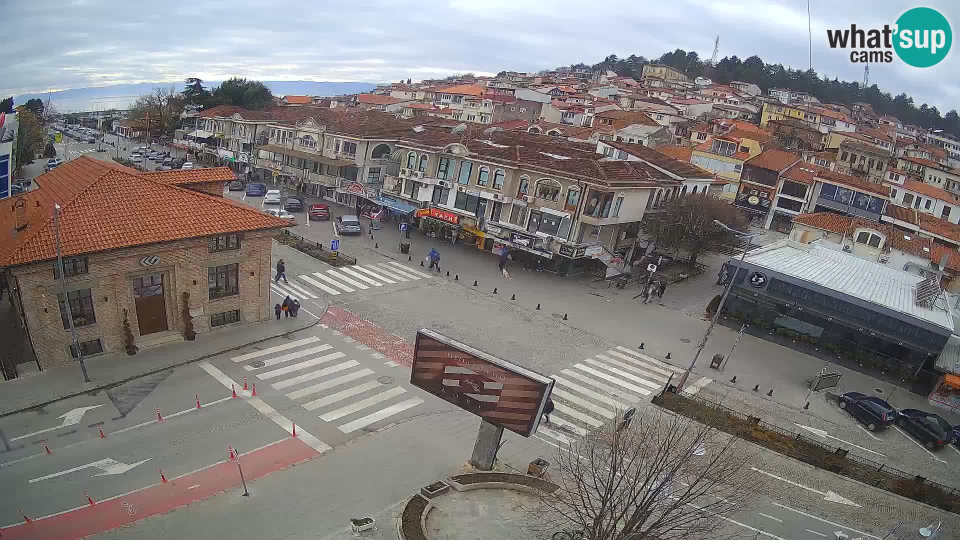 Webcam Ohrid old town and center