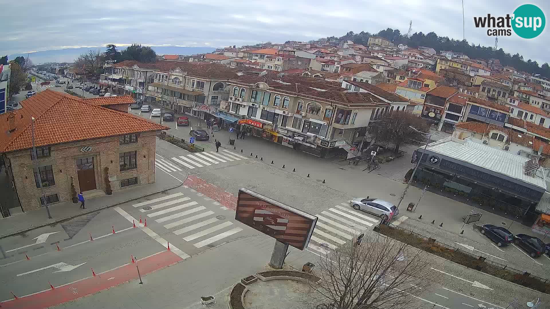 Webcam Ohrid old town and center