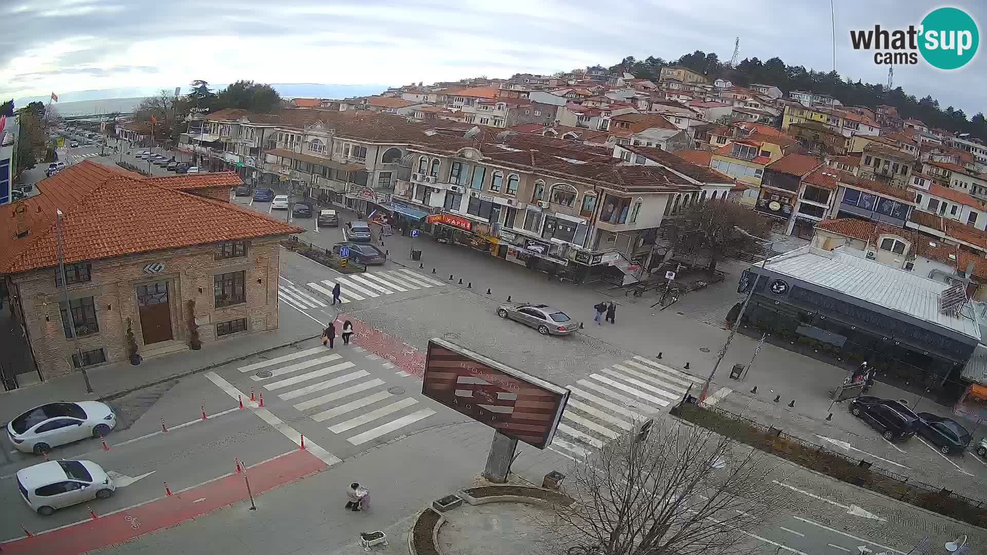 Webcam de la vieille ville et du centre d’Ohrid