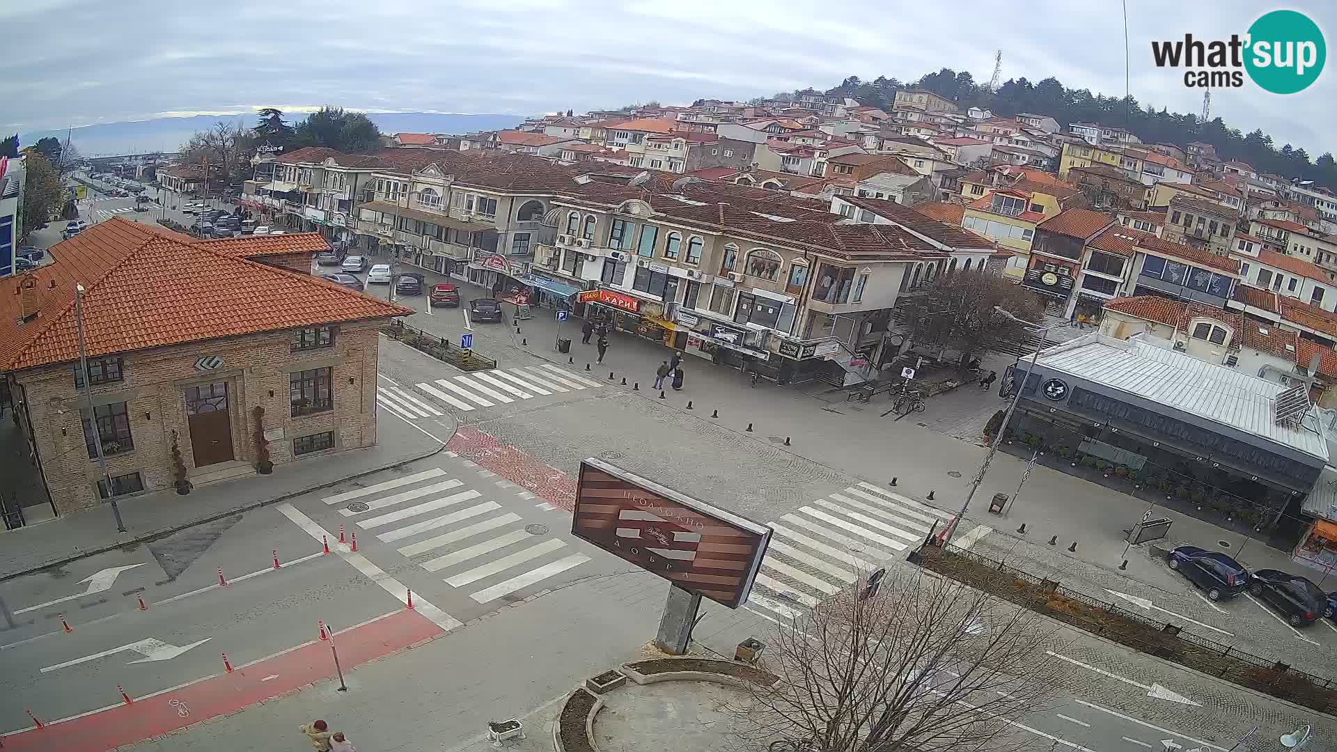 Webcam de la vieille ville et du centre d’Ohrid