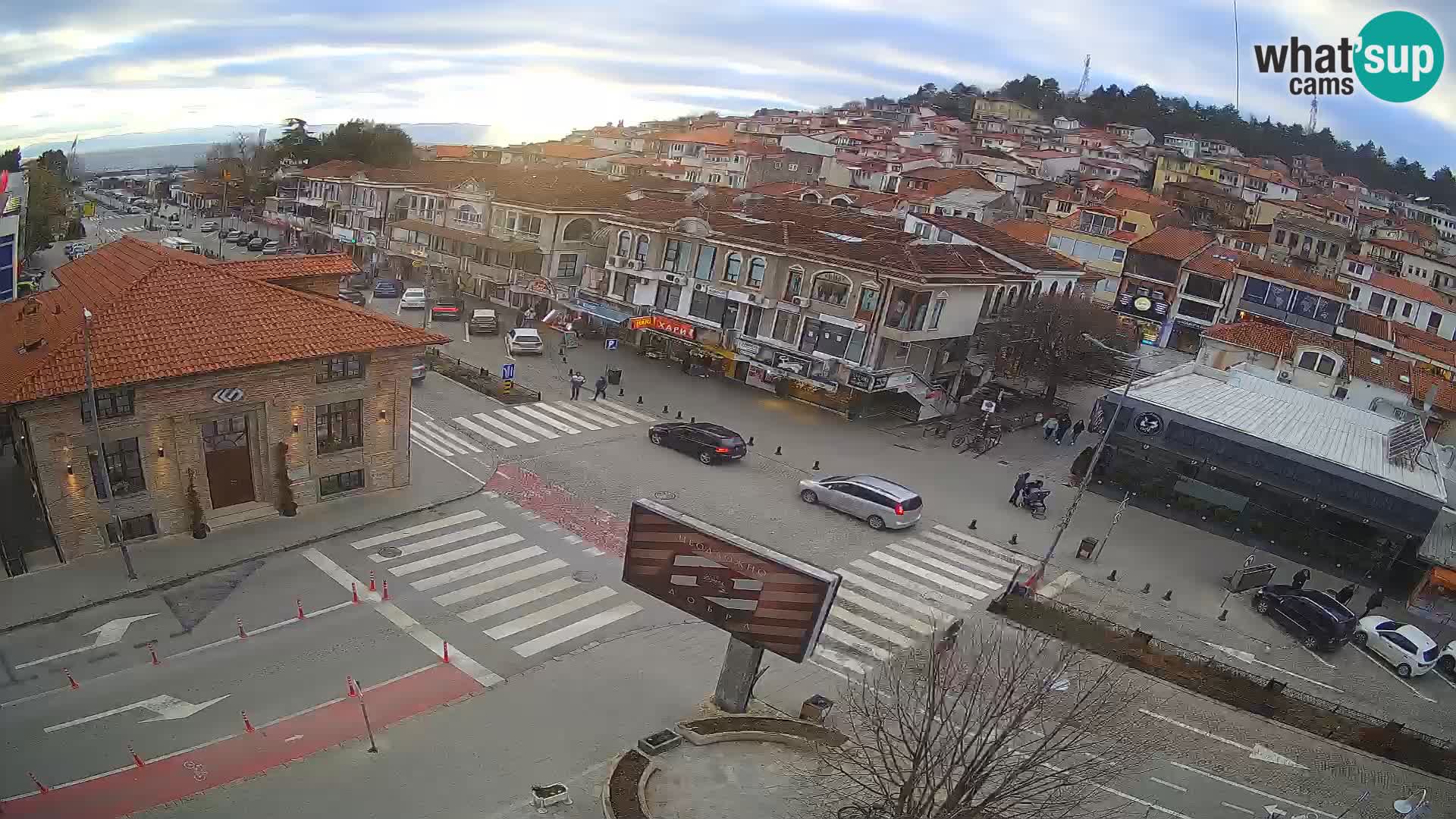 Webcam de la vieille ville et du centre d’Ohrid