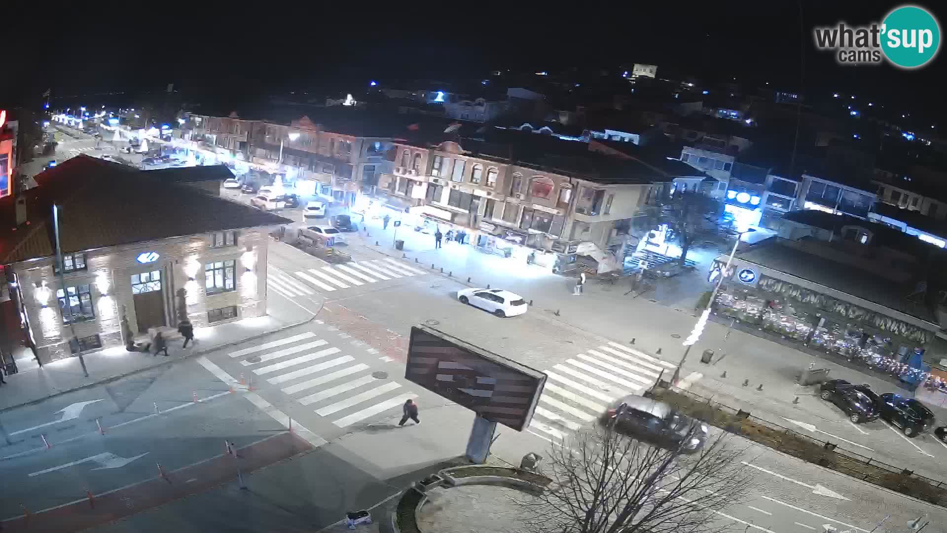 Webcam de la vieille ville et du centre d’Ohrid