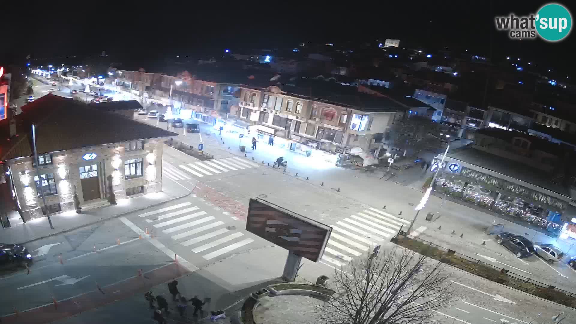 Webcam de la vieille ville et du centre d’Ohrid