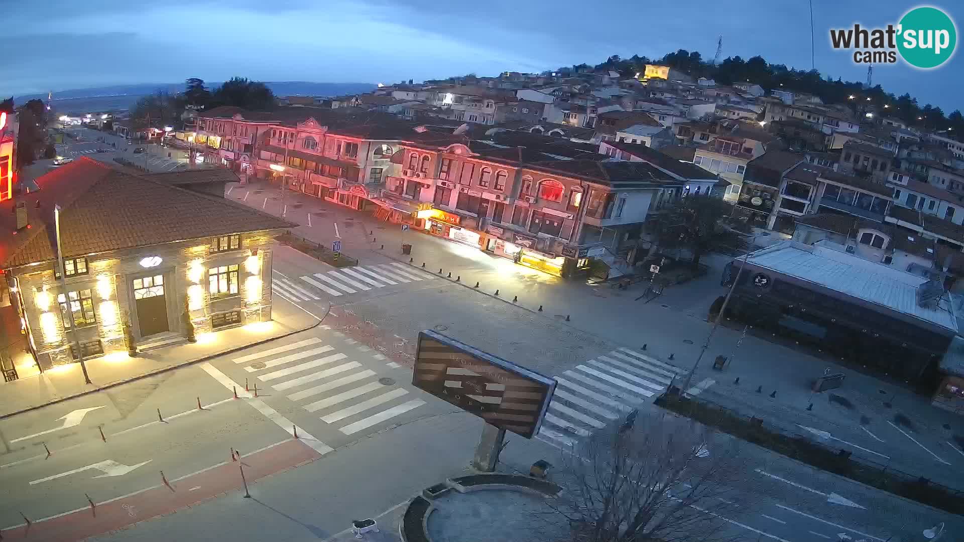 Webcam de la vieille ville et du centre d’Ohrid