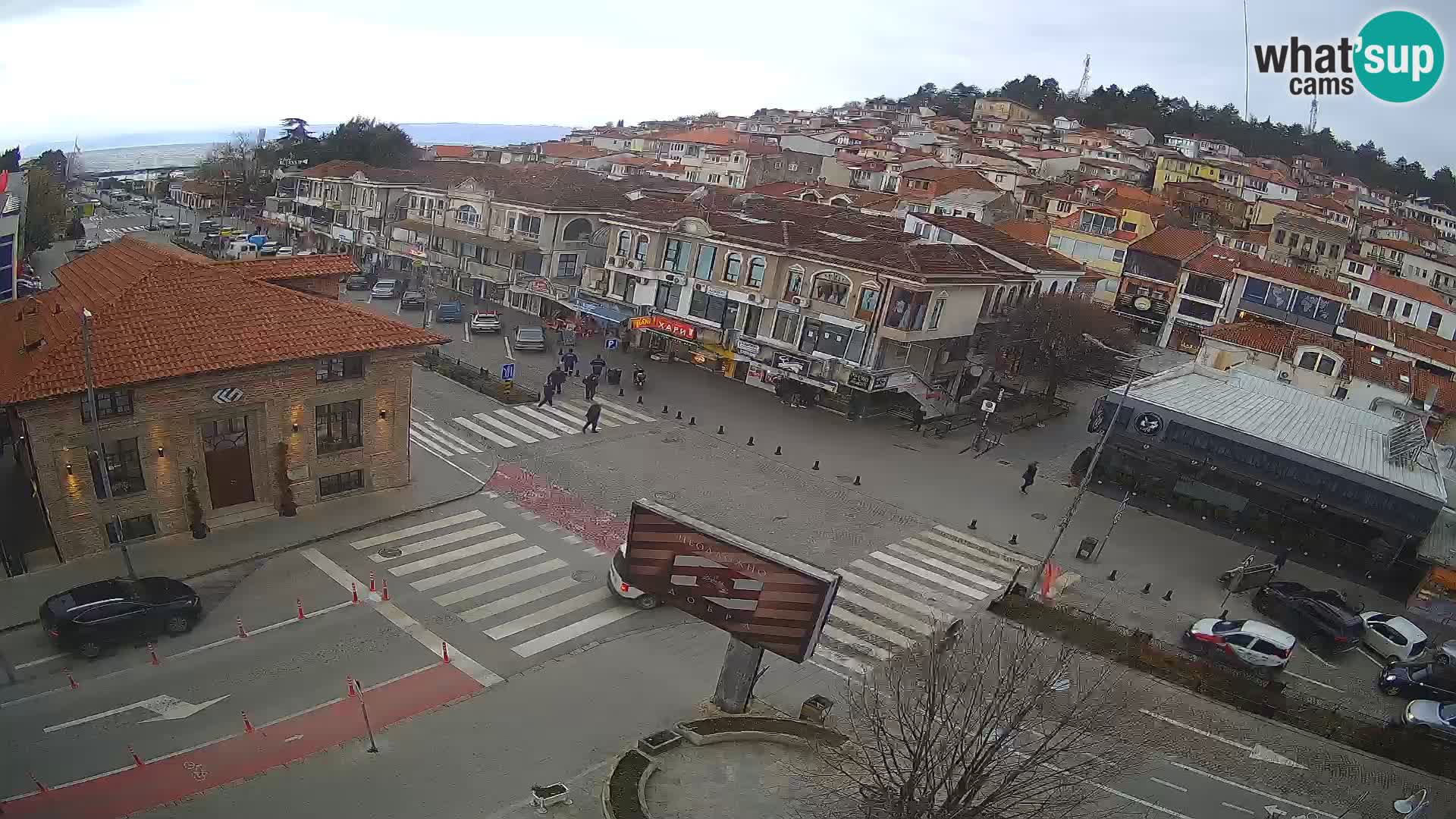 Webcam de la vieille ville et du centre d’Ohrid