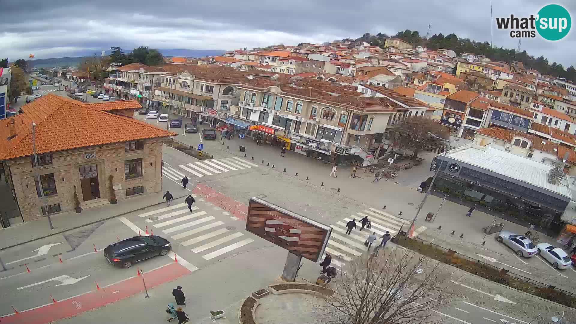 Webcam Ohrid old town and center