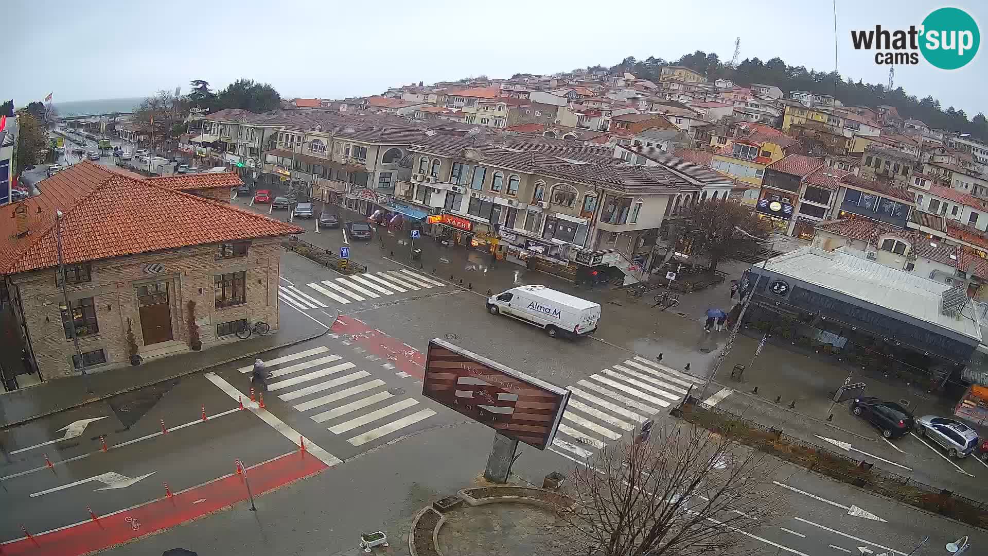 Webcam de la vieille ville et du centre d’Ohrid