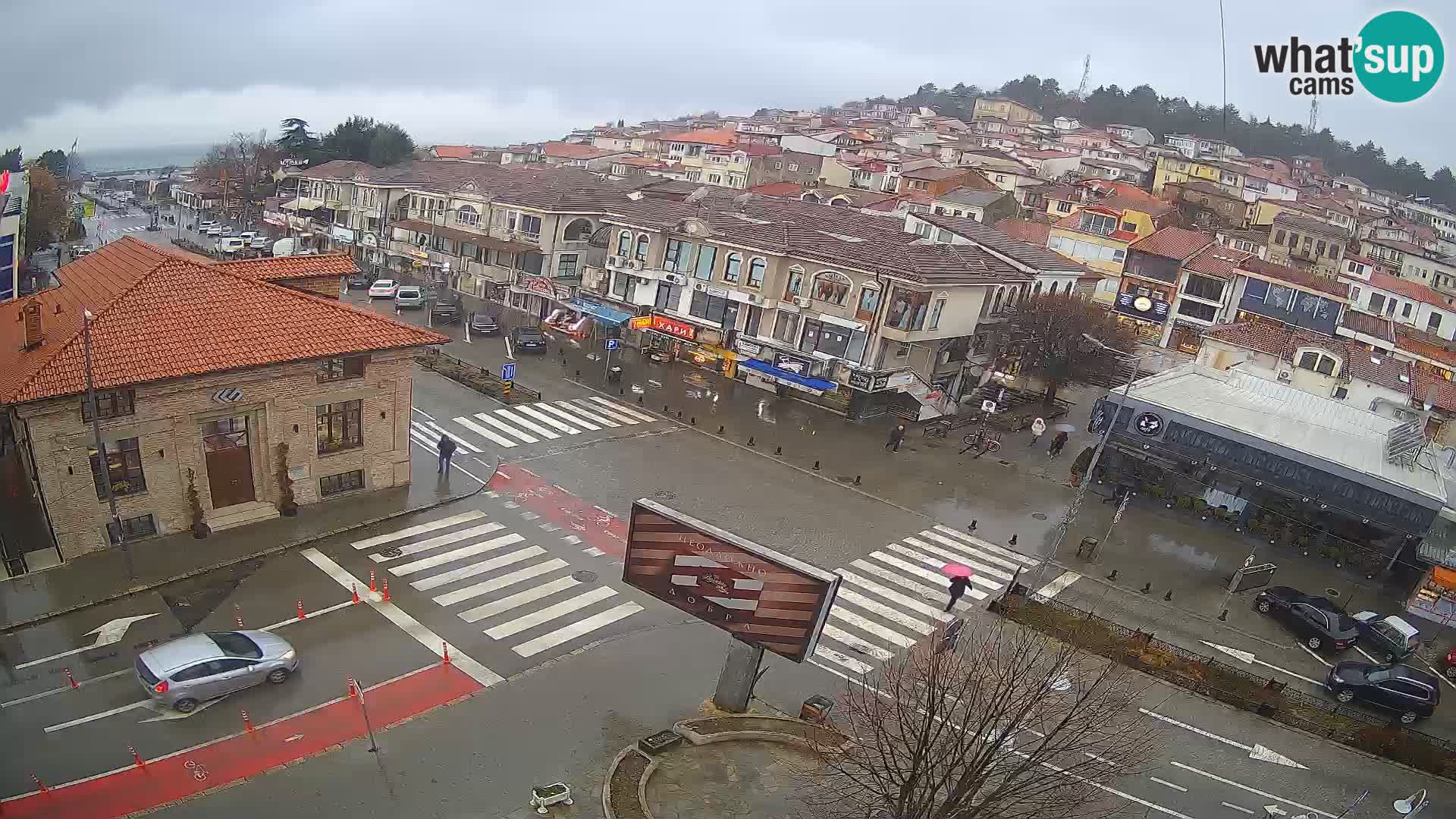 Webcam de la vieille ville et du centre d’Ohrid