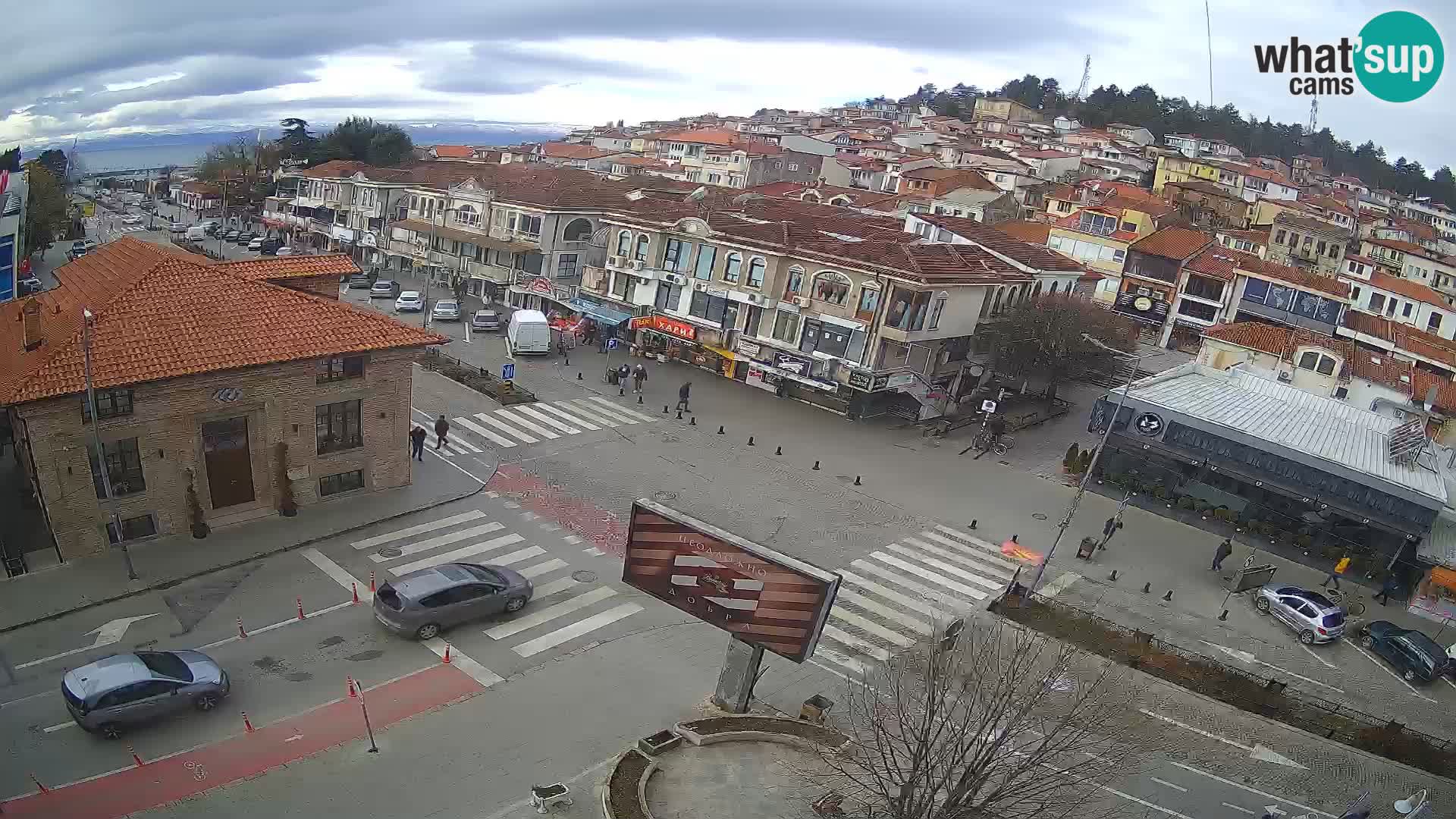 Webcam de la vieille ville et du centre d’Ohrid