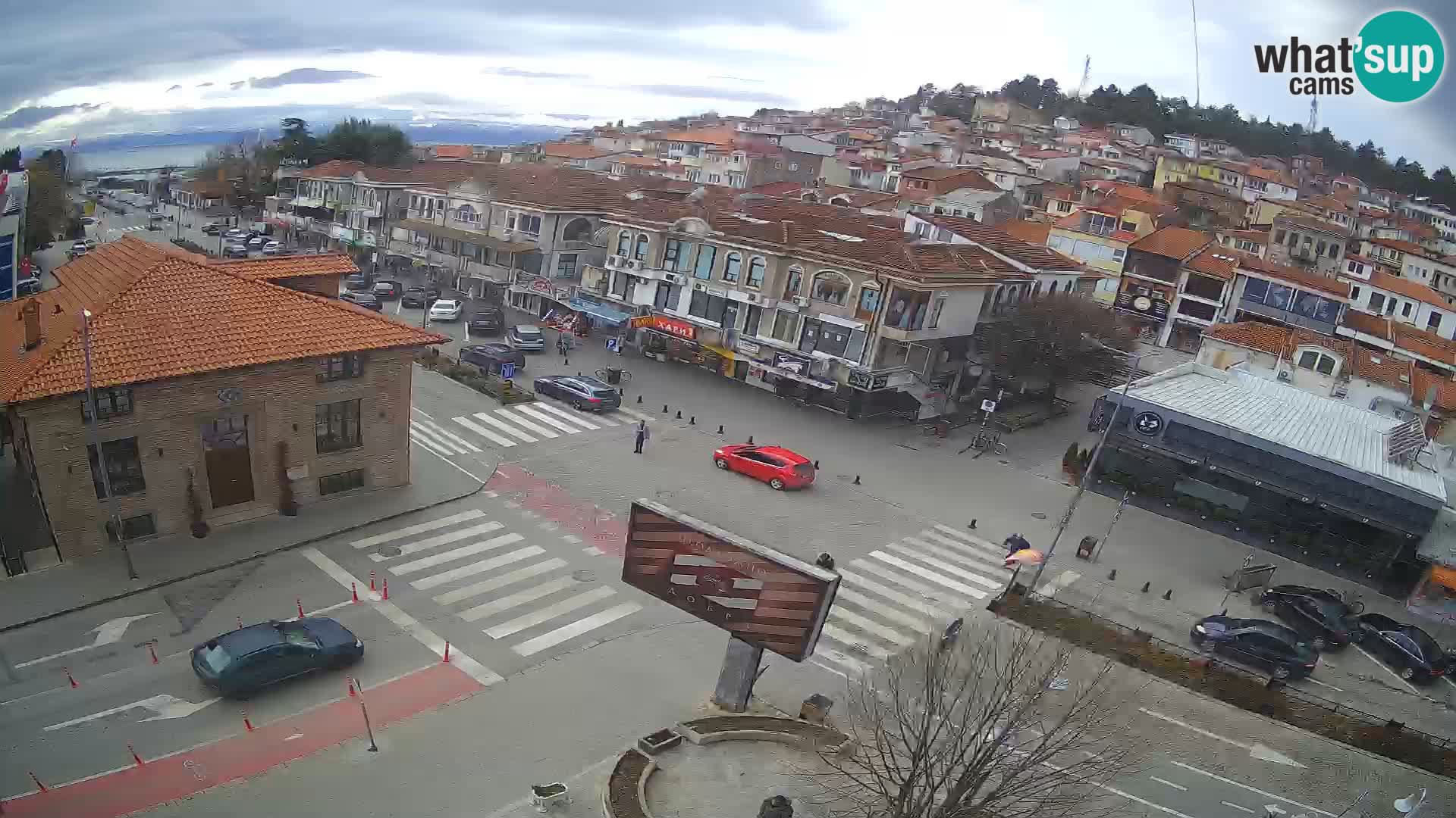 Webcam Ohrid old town and center