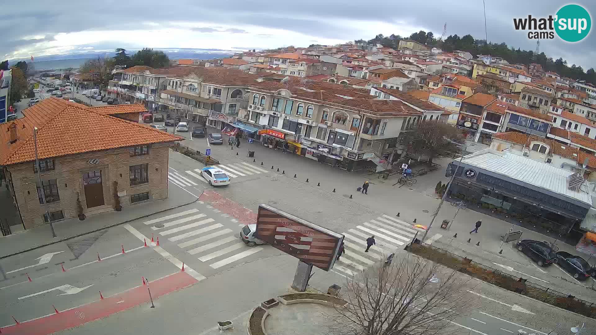 Webcam de la vieille ville et du centre d’Ohrid