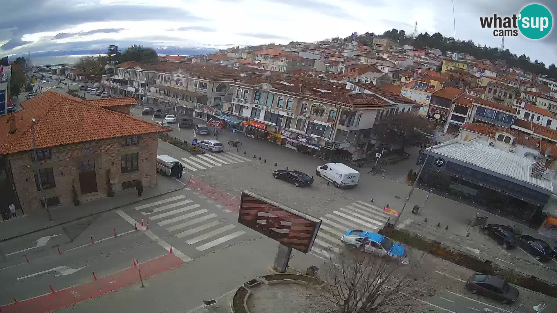 Webcam Ohrid old town and center