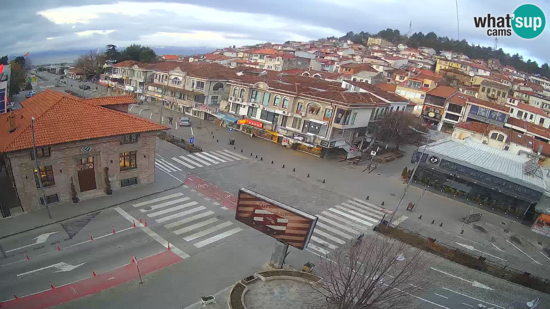 Webcam de la vieille ville et du centre d’Ohrid