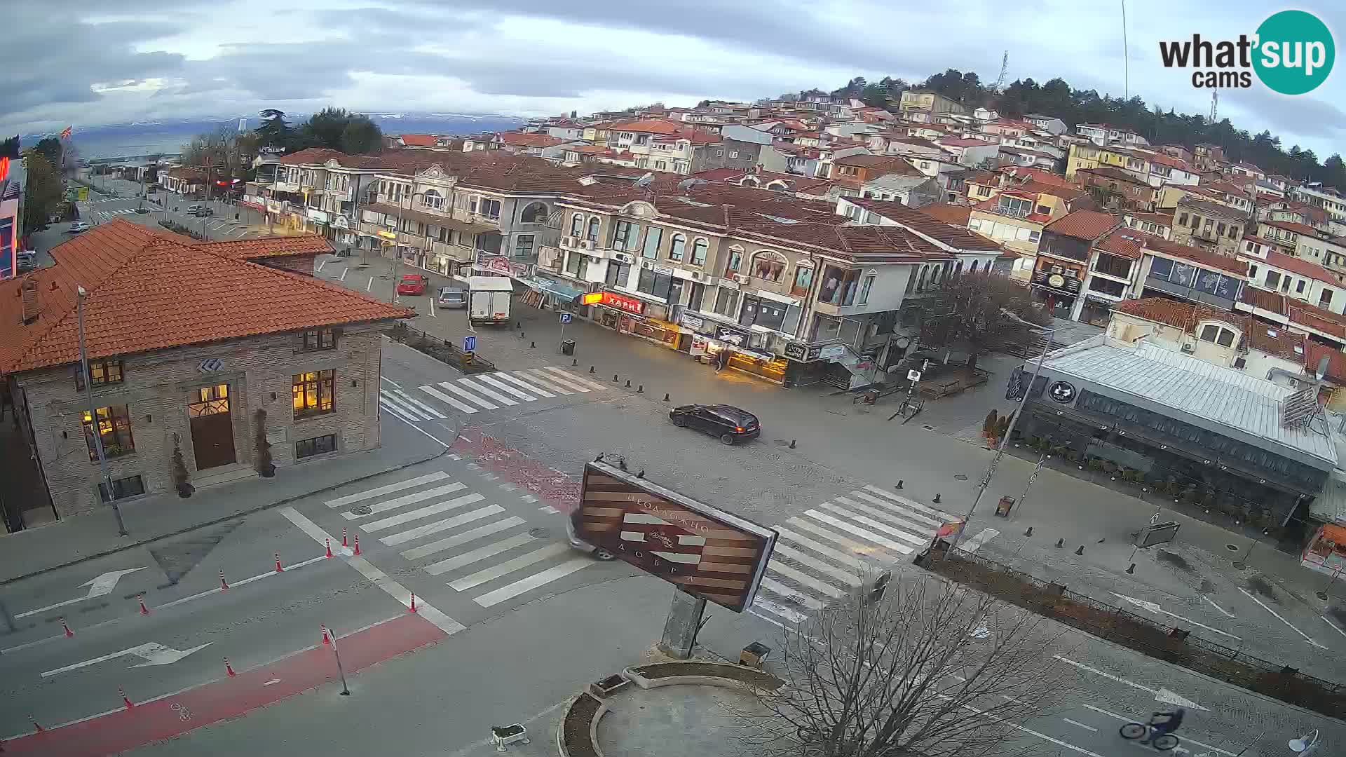 Webcam de la vieille ville et du centre d’Ohrid