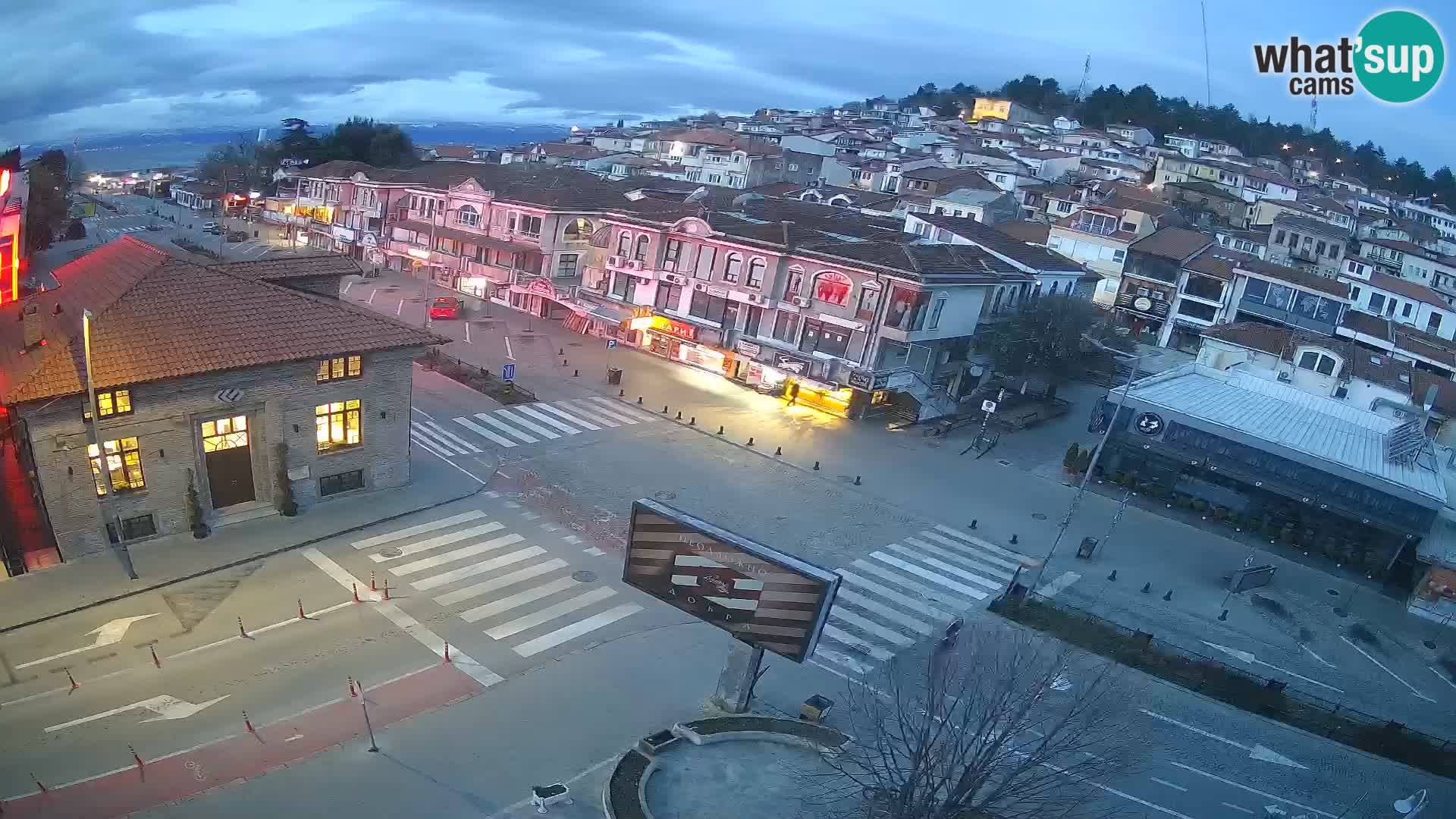 Webcam de la vieille ville et du centre d’Ohrid