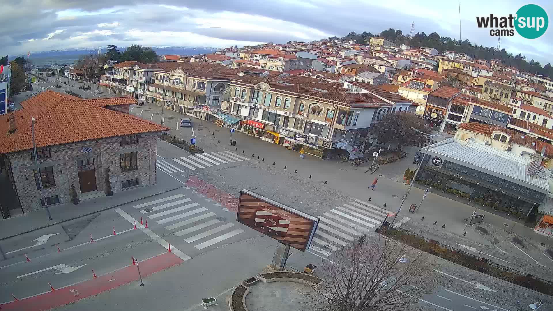 Webcam de la vieille ville et du centre d’Ohrid