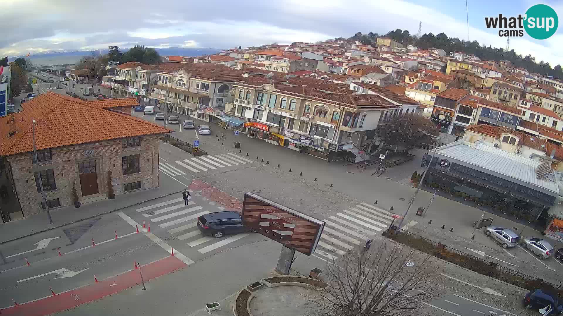 Webcam de la vieille ville et du centre d’Ohrid