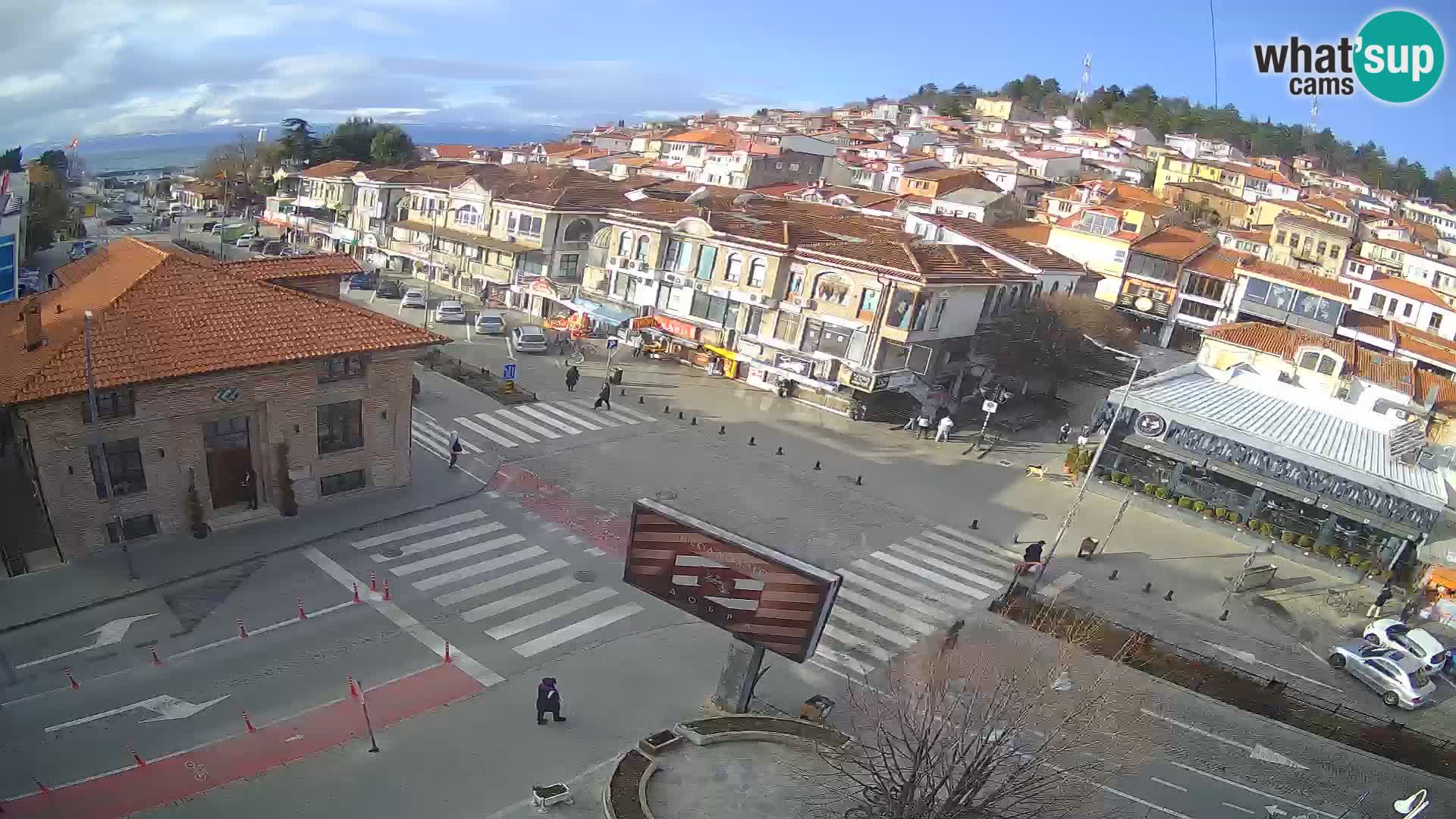 Webcam de la vieille ville et du centre d’Ohrid