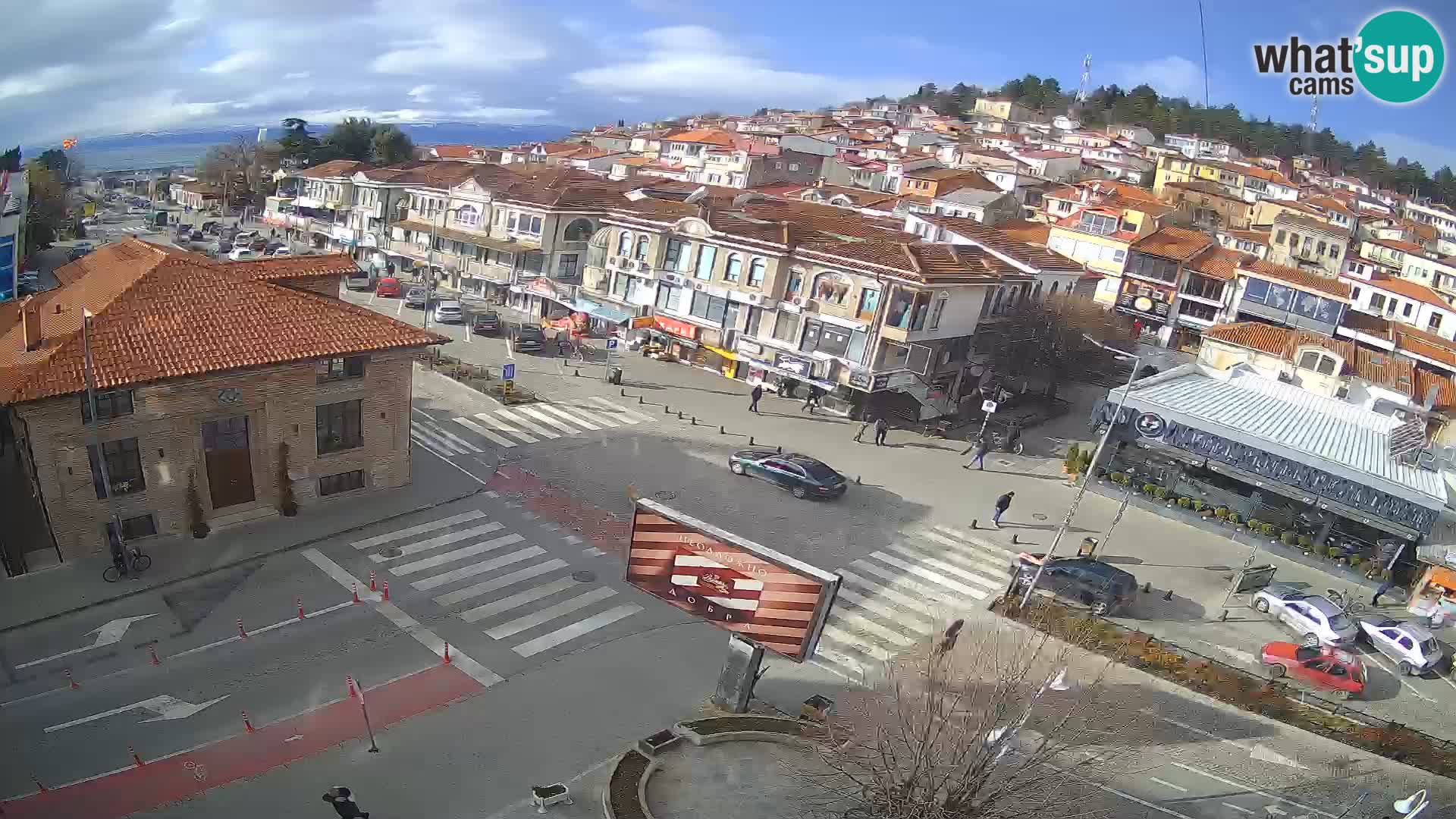 Webcam Ohrid old town and center