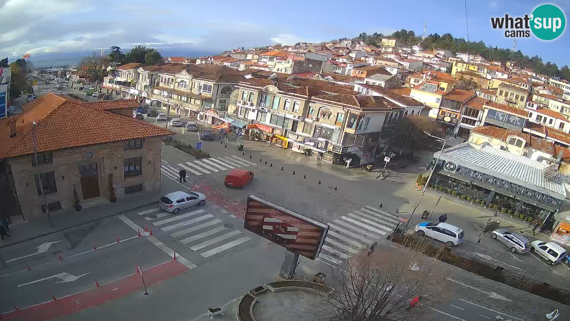 Webcam Altstadt und Zentrum von Ohrid