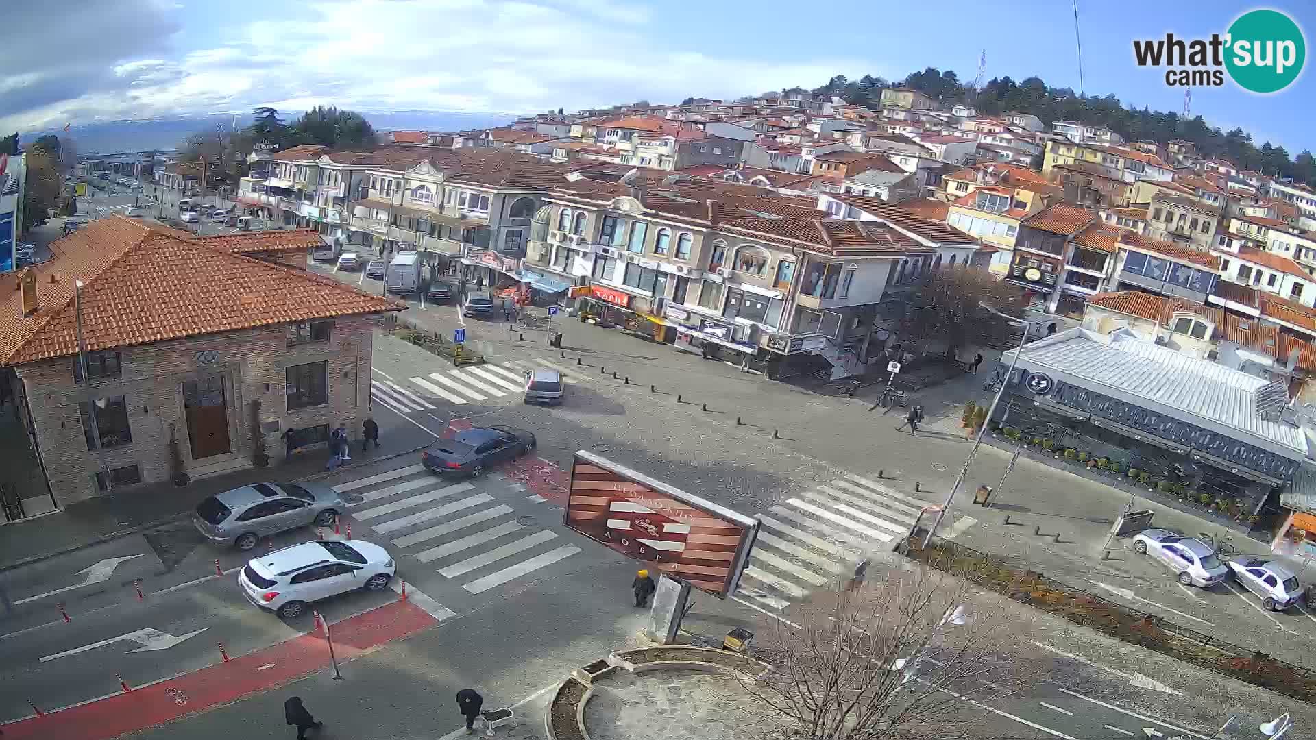 Webcam Ohrid old town and center