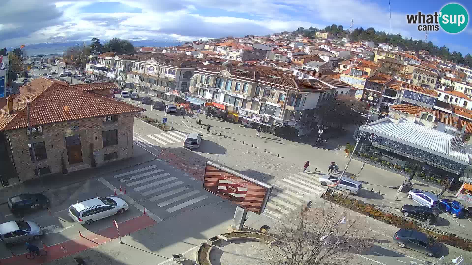 Webcam Ohrid old town and center