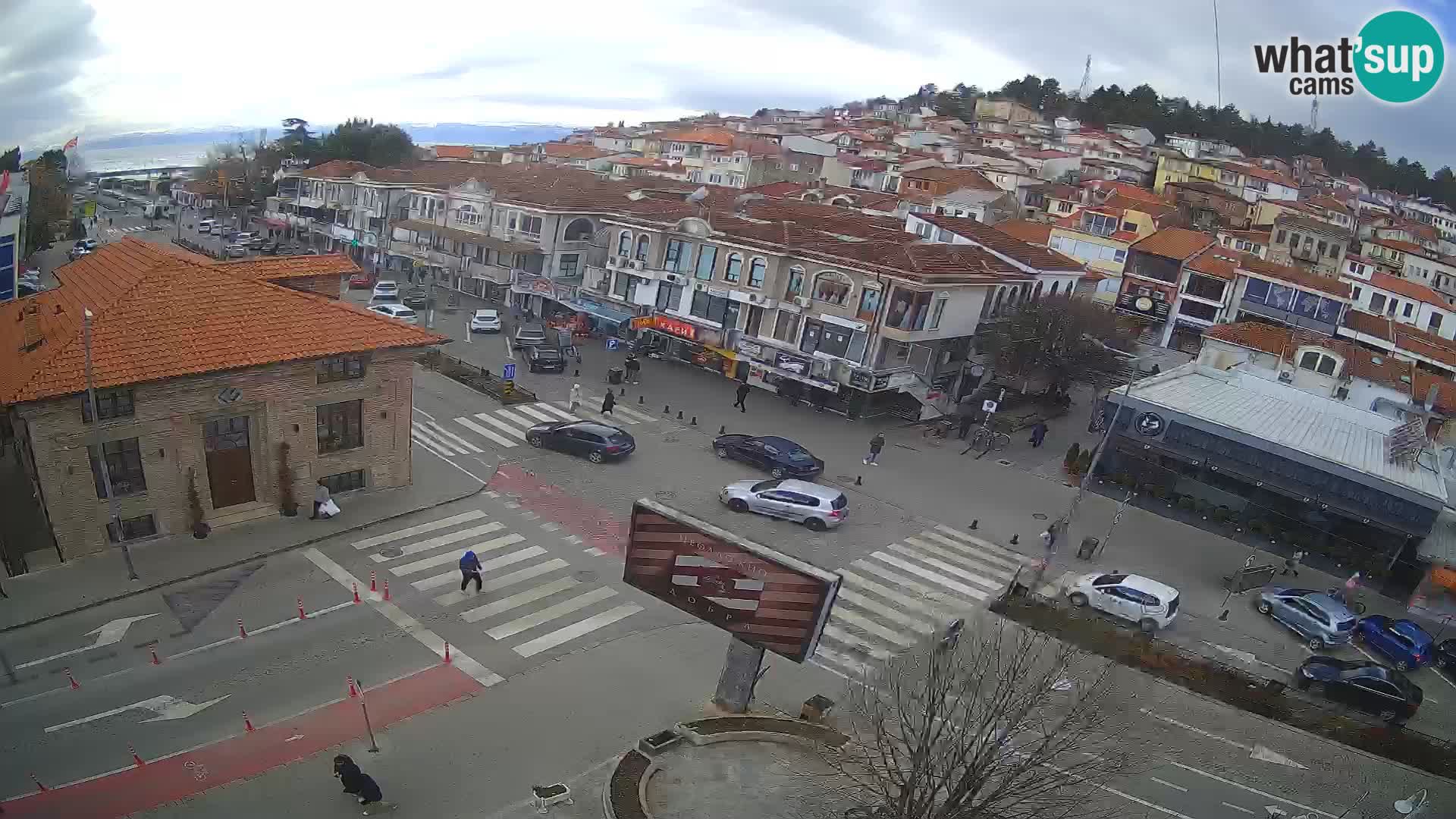 Webcam Ohrid old town and center