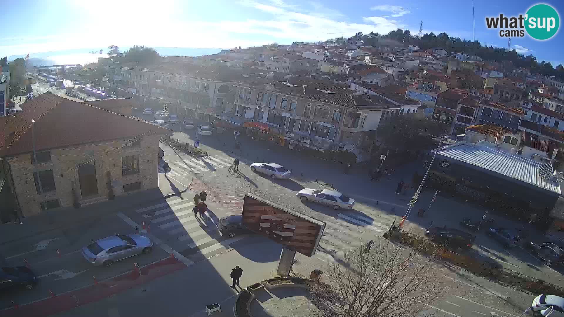 Webcam de la vieille ville et du centre d’Ohrid