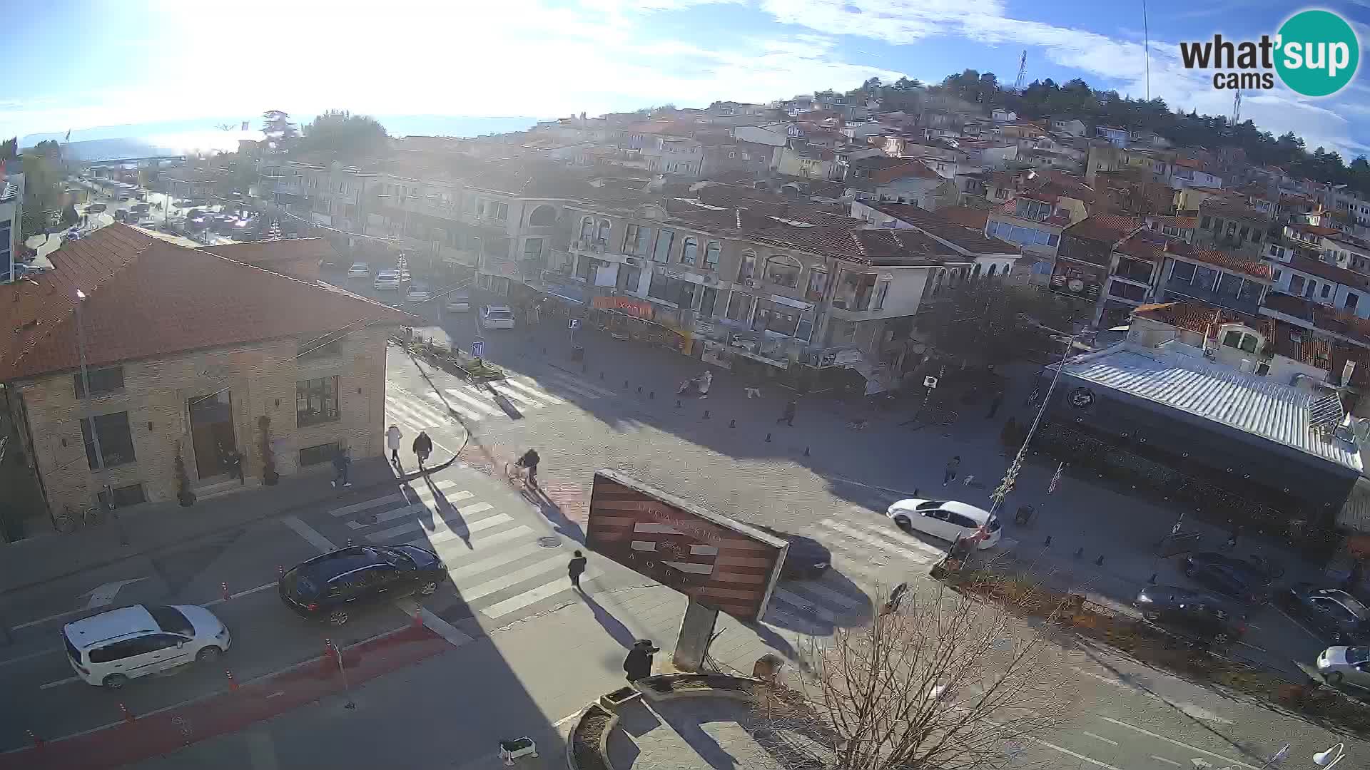 Webcam Ohrid old town and center