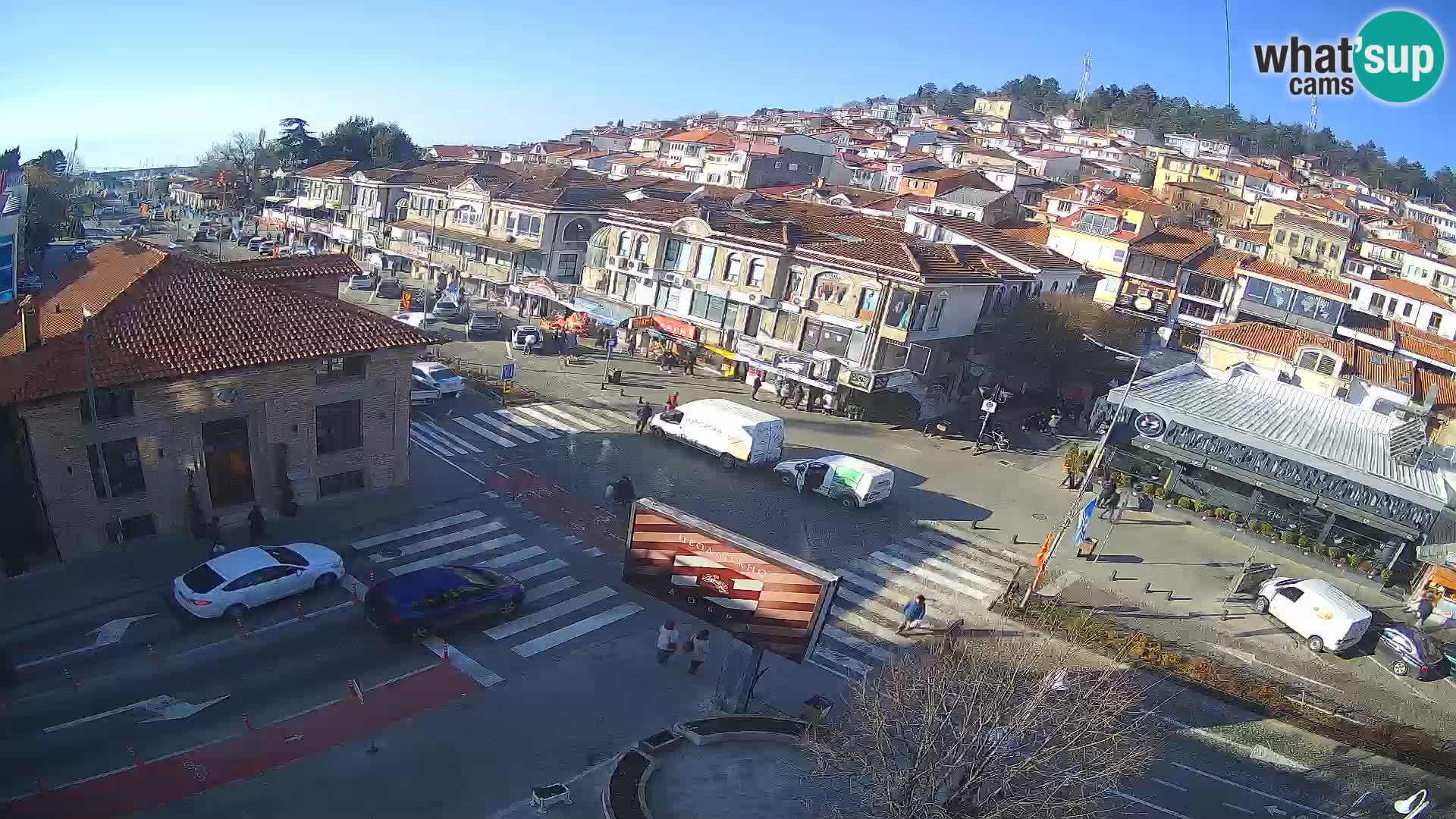 Webcam de la vieille ville et du centre d’Ohrid