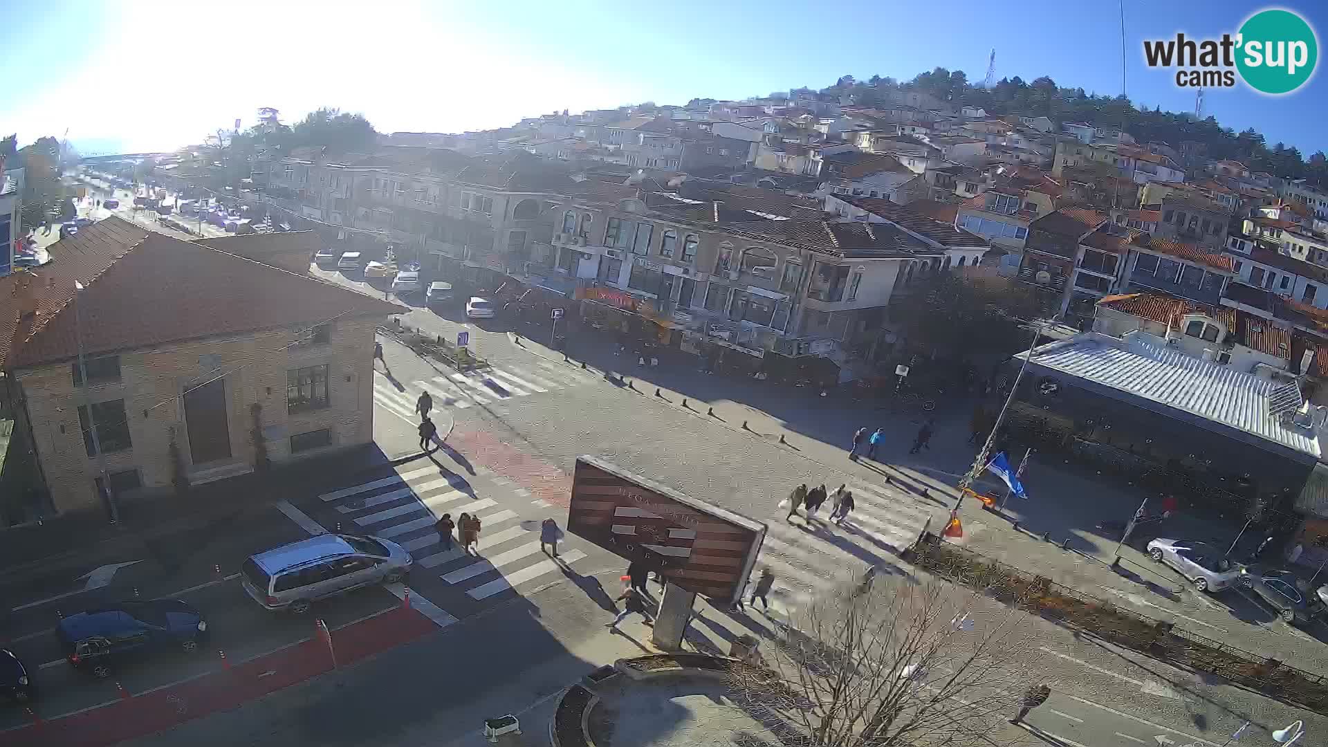 Webcam Ohrid old town and center