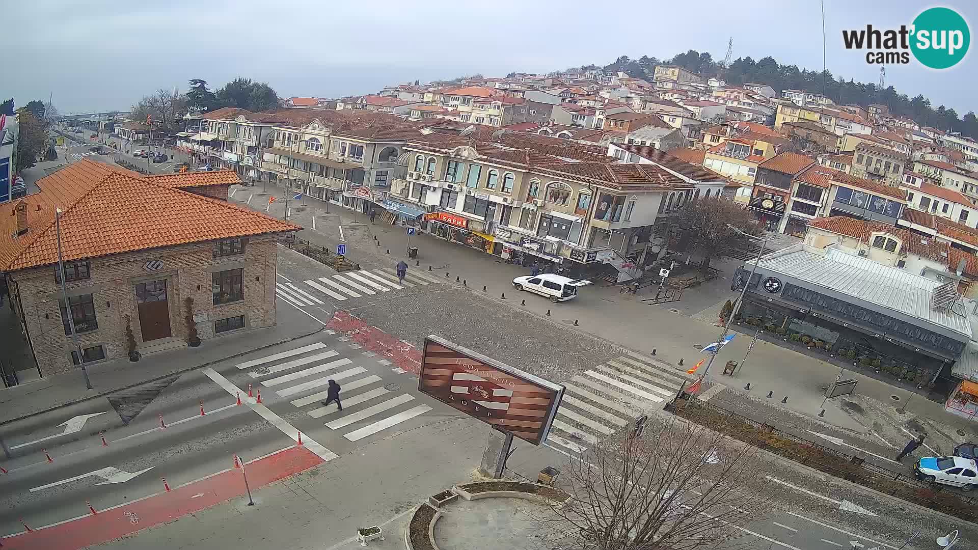 Webcam de la vieille ville et du centre d’Ohrid