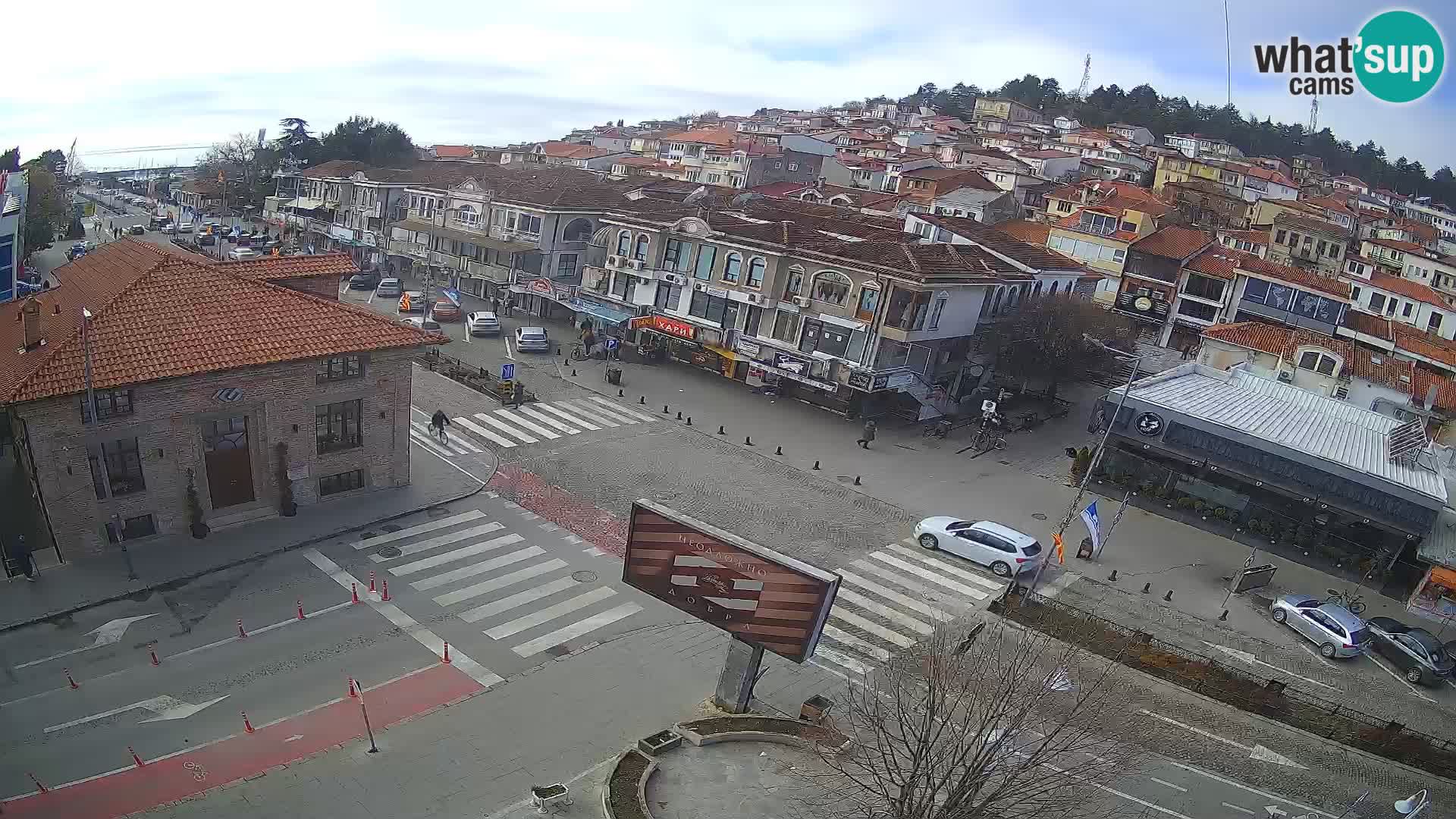 Webcam Ohrid old town and center