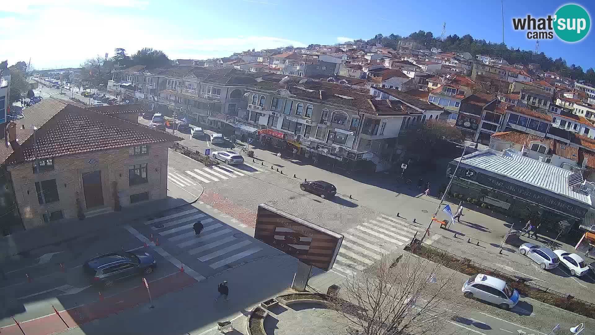 Webcam Ohrid old town and center