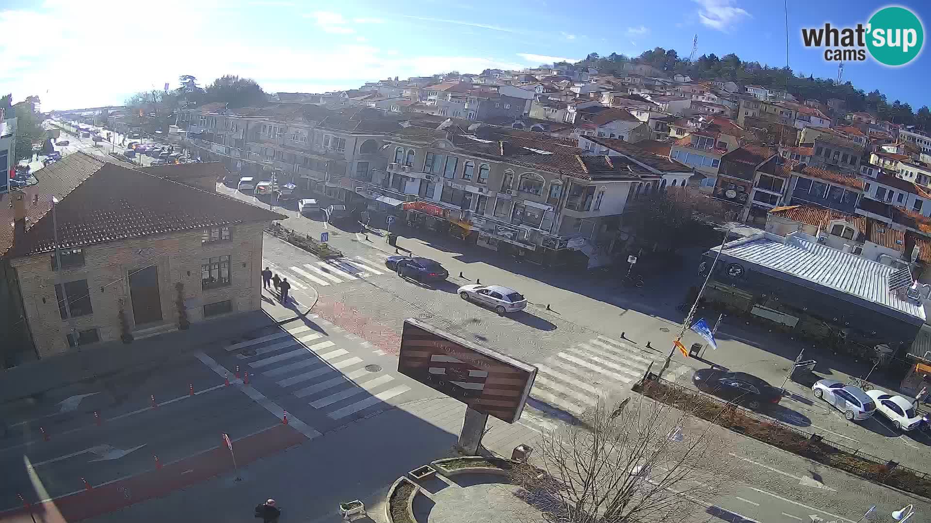 Webcam Ohrid old town and center