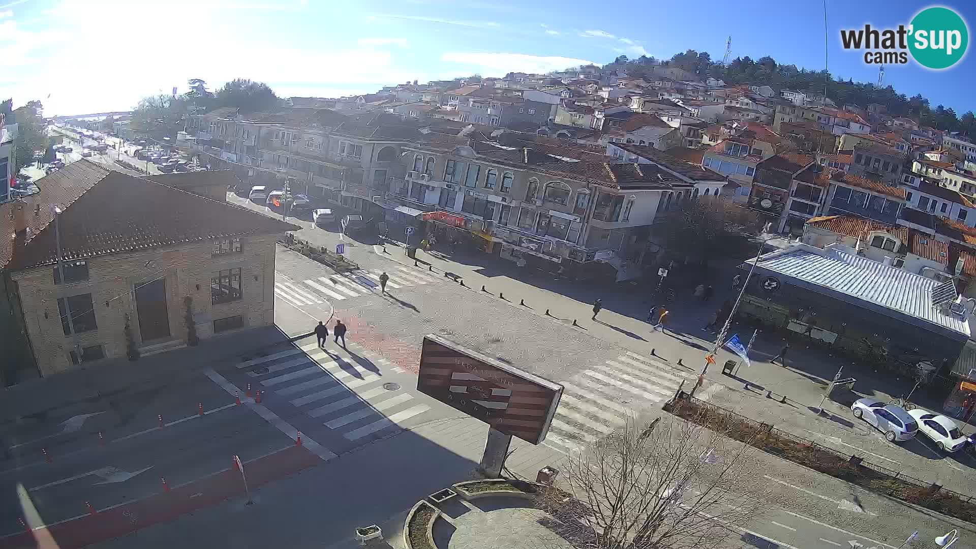 Webcam de la vieille ville et du centre d’Ohrid