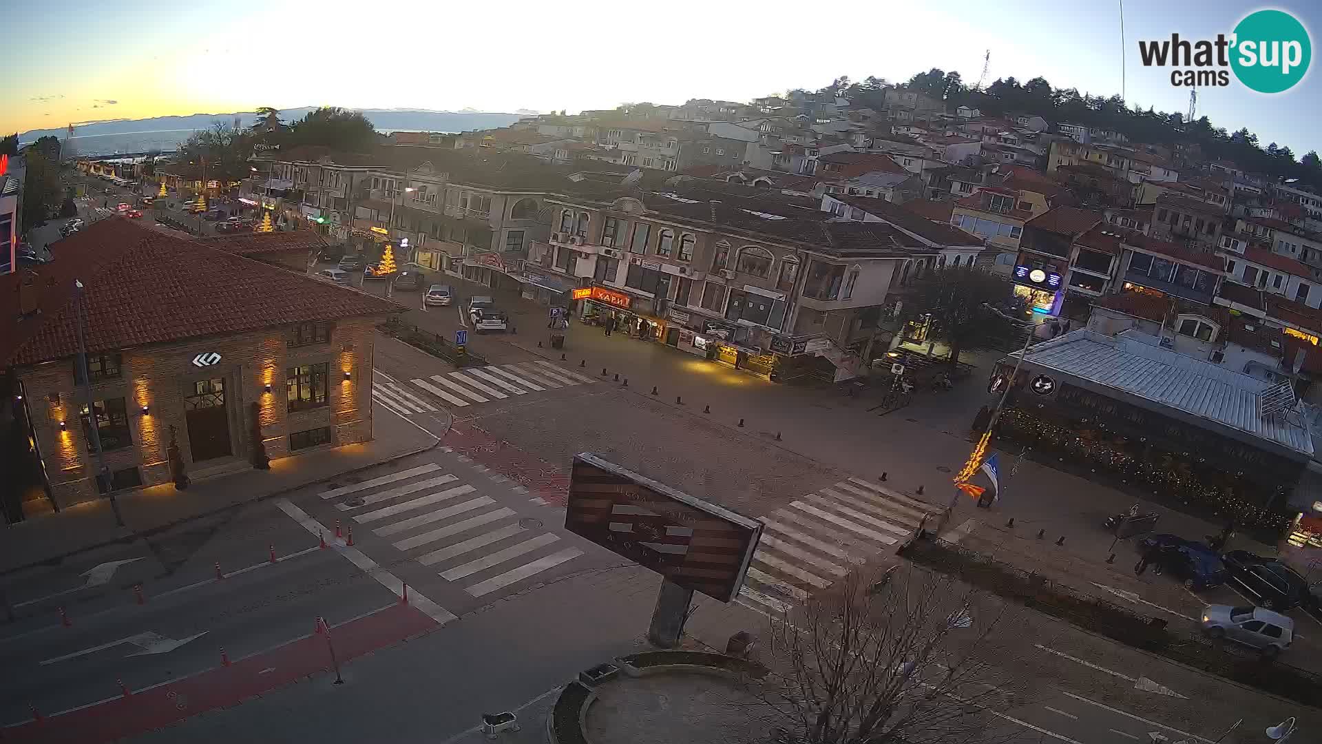 Webcam Ohrid old town and center